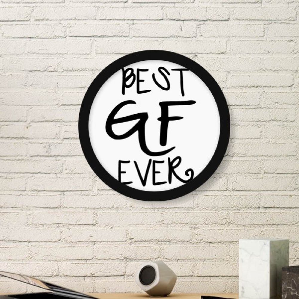 GF jamais Saint Valentin citations décoration murale noire