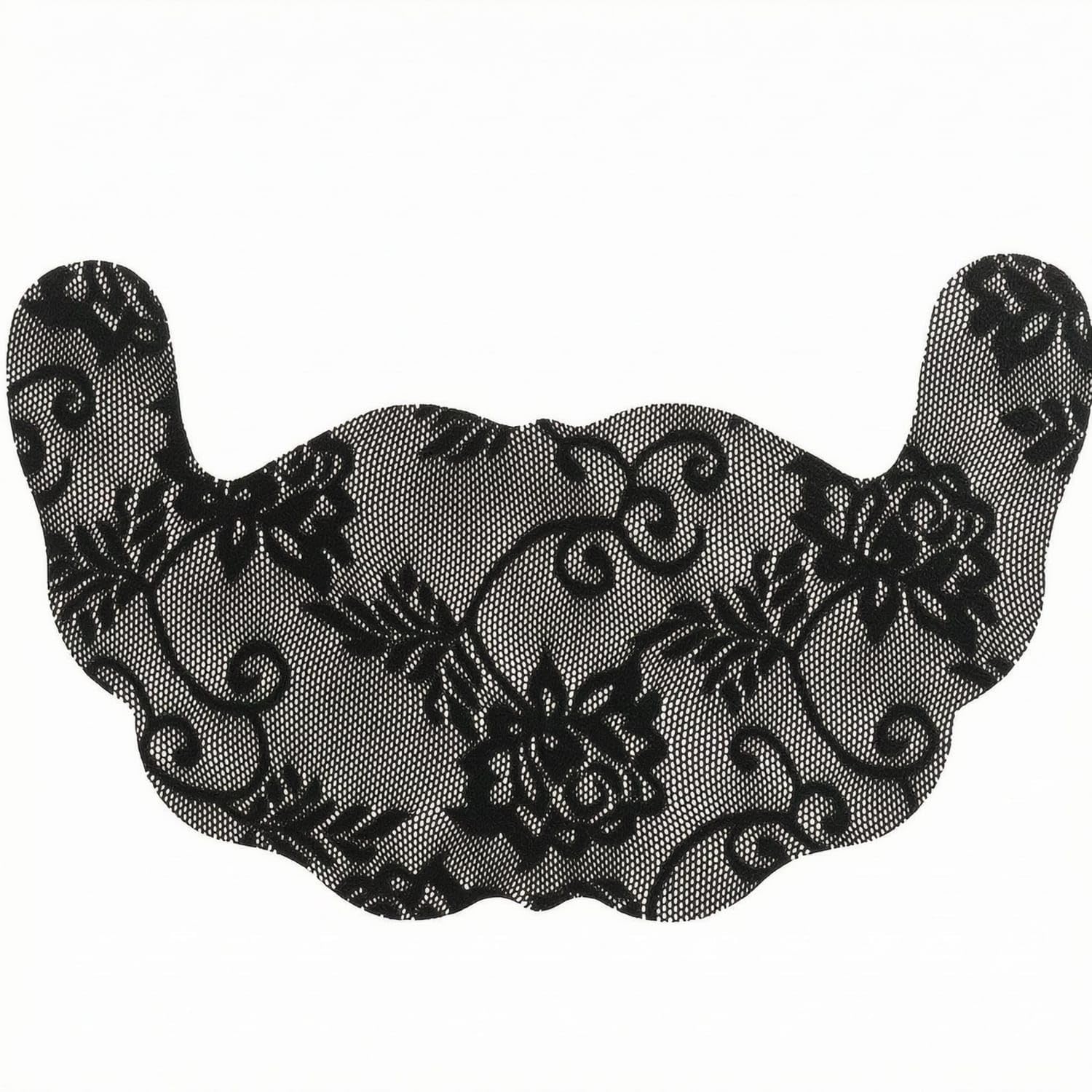 ecomistiq ECOMISTIQ®Scalloped Edges Lace Cover U-Shaped Adhesive Cover Thin Breast Pastie Lightweight for Special-Occasion Wear, Black, a|Clothing Shoes & Accessories|Womens Clothing-picture-41