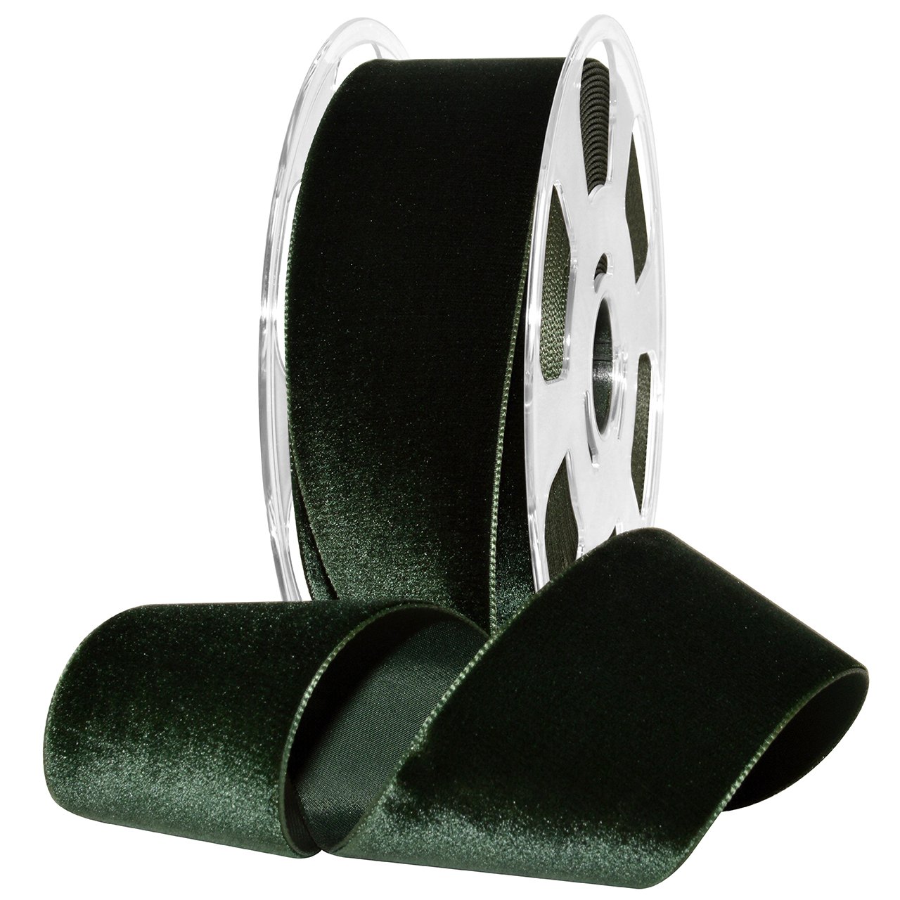 Morex Ribbon Nylvalour Nastro di Velluto, Forrest, 5,1 cm x 10,1 m