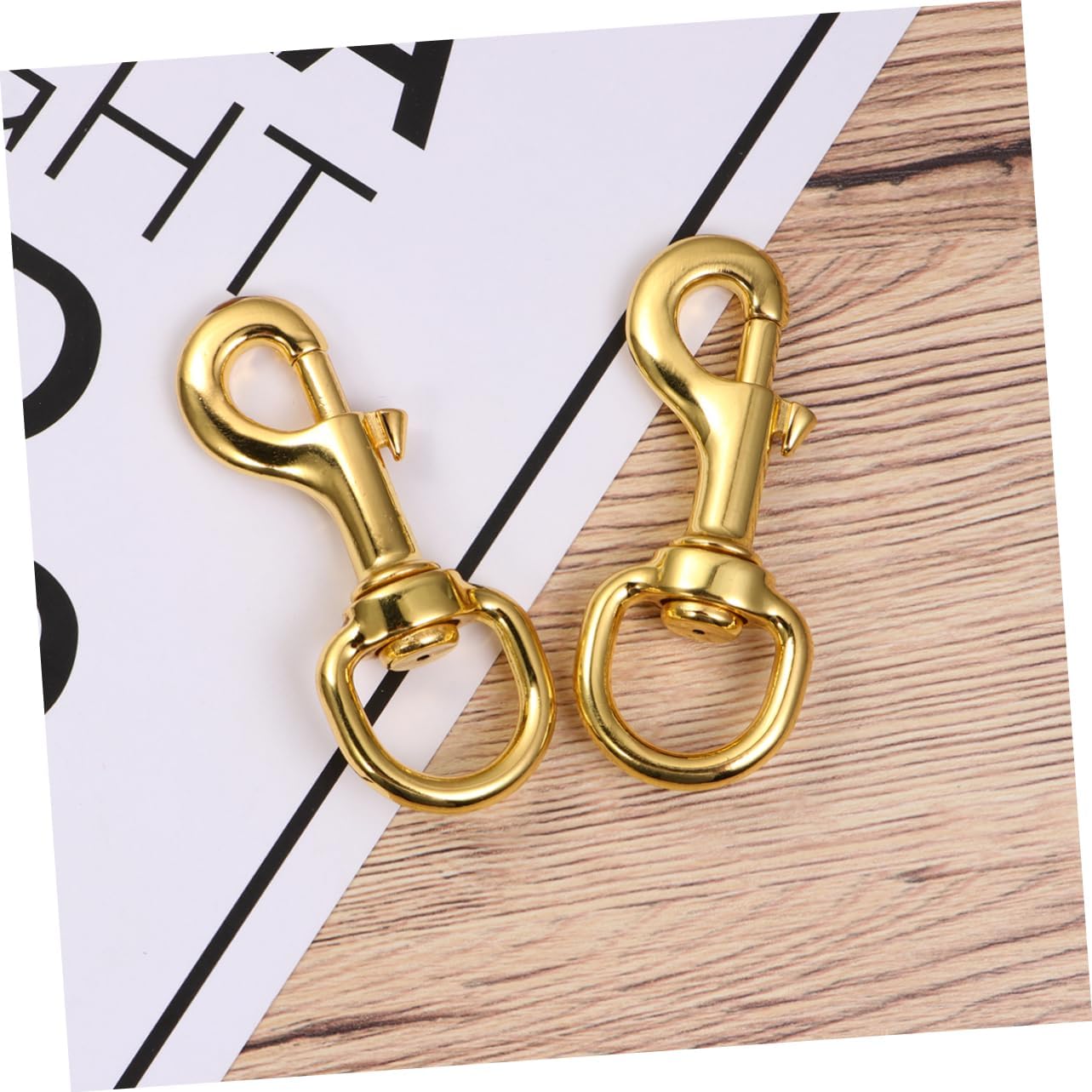 3sets Alloy Buckle Swivel Hooks Pet Collar Spring Hooks Dog Chain Collar Clip Traction Rope Pet Supplies Accessory 2pcs*3