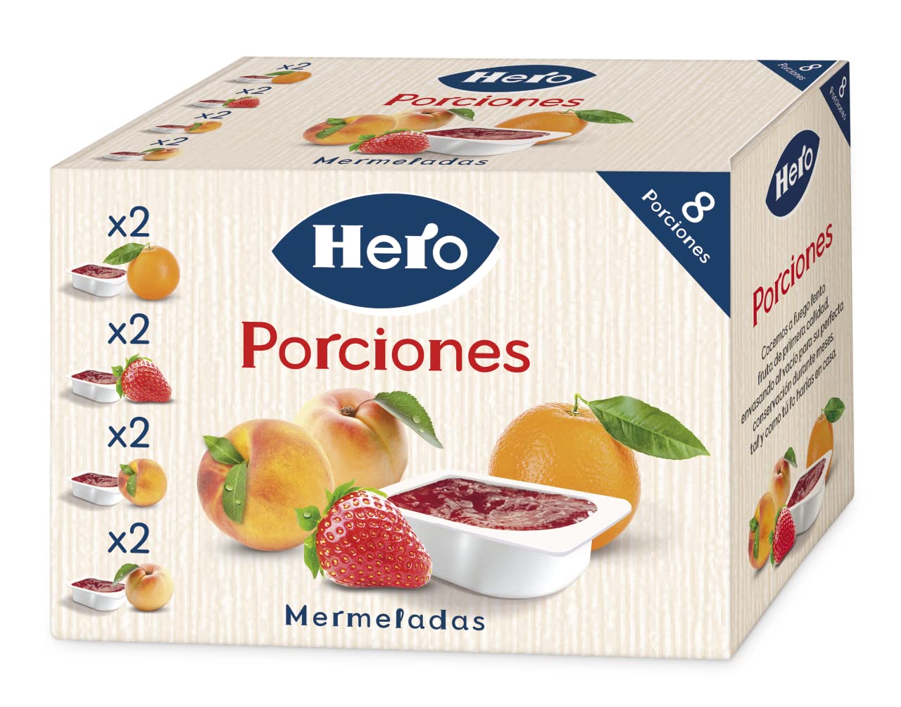 Hero Surtido de Confituras Mini- Pack de 8x25g