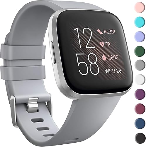 Correas Tobfit compatibles con Fitbit Versa 2 y Fitbit Versa, Versa Lite, Versa Special, repuesto suave, accesorios de correas deportivas para mujer