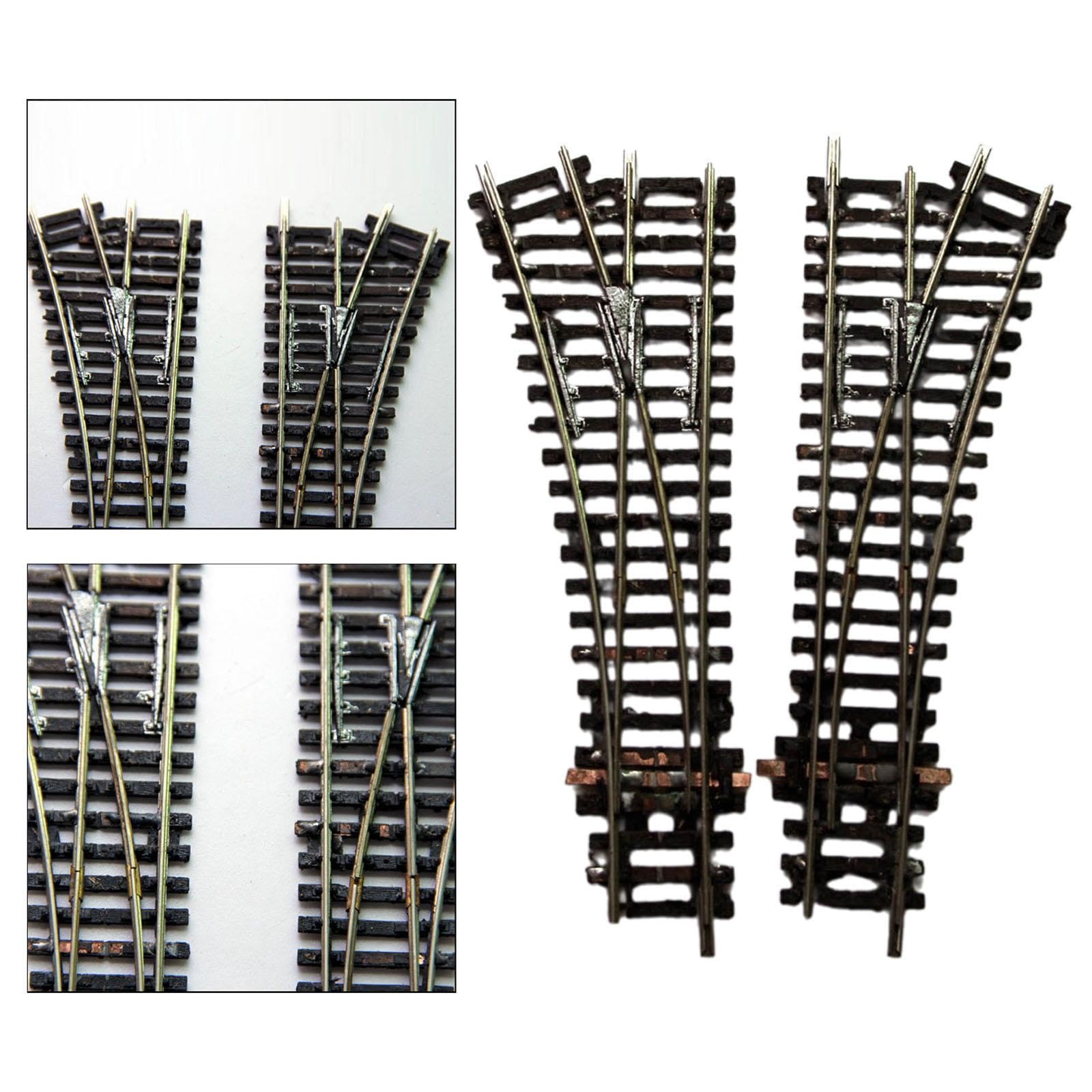 HO Scale Train Track Model Railway Accessories Educational DIY Modified 1:87 Left Turn-image-31