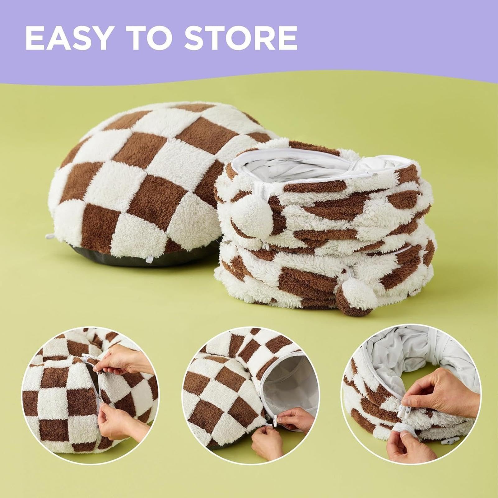 De Cama Para Gatos - Accesorios Para Mascotas Montabile Di 20 Pulgadas | Cueva Para Mascotas Y De Juego: Cueva Modular Para Peluches Hecha De Material De Fieltro Duradero Con Cremal