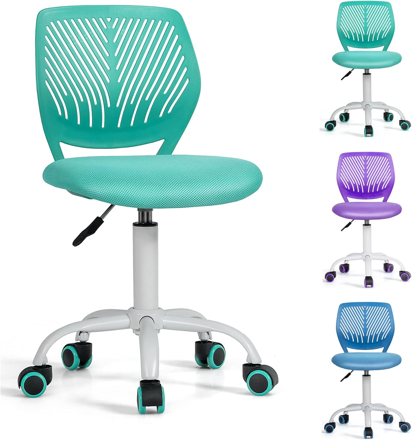 BABY JOY Kids Desk Chair, Adjustable Children Study Chair, Swivel Chair