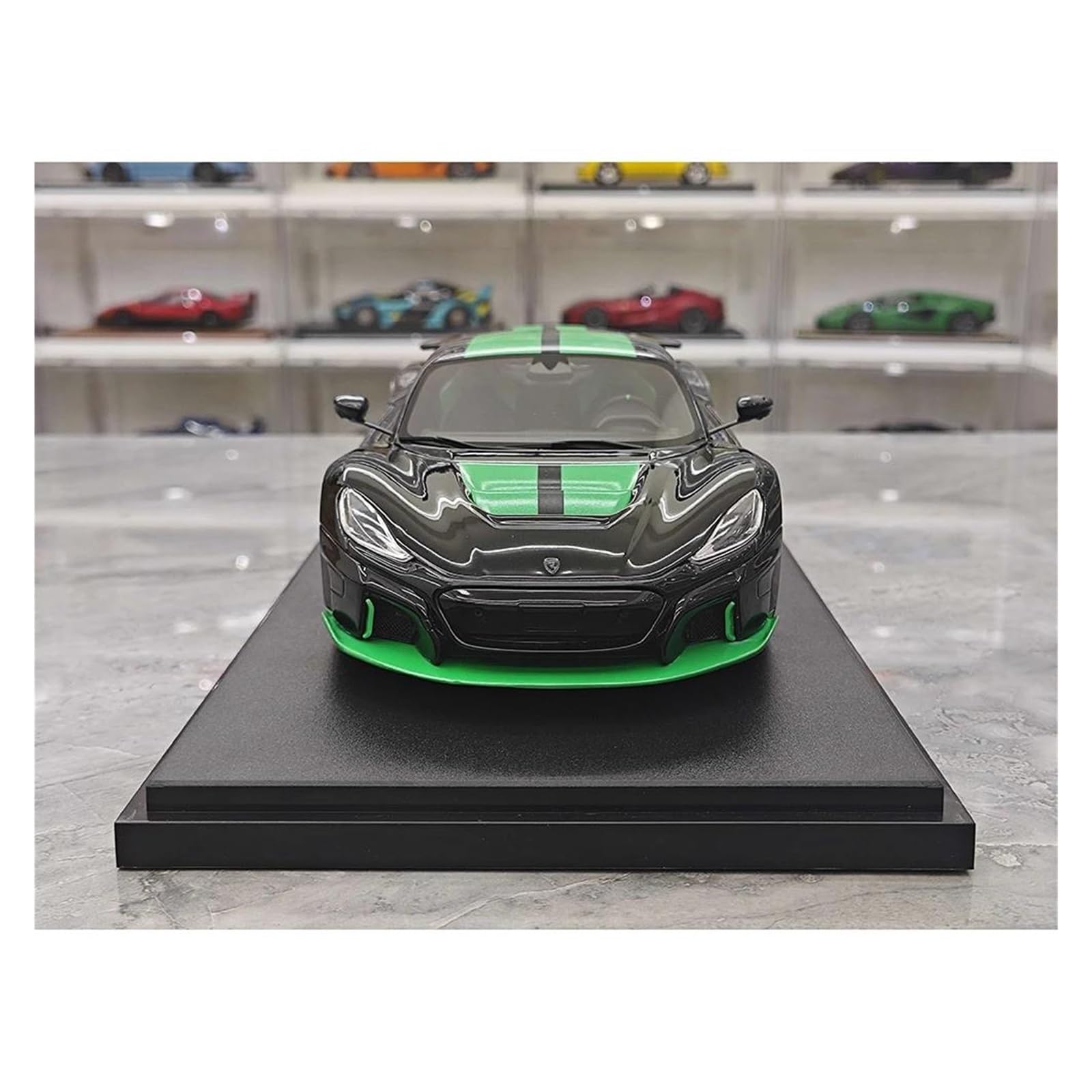 Metallo Scala Replica Resina 1 18 Adatta Per RIMAC NEVERA RECORD GT Spirit Modello Di Auto Statica Simulata Decorazione Per La Casa Hobby Veicoli Giochi Set