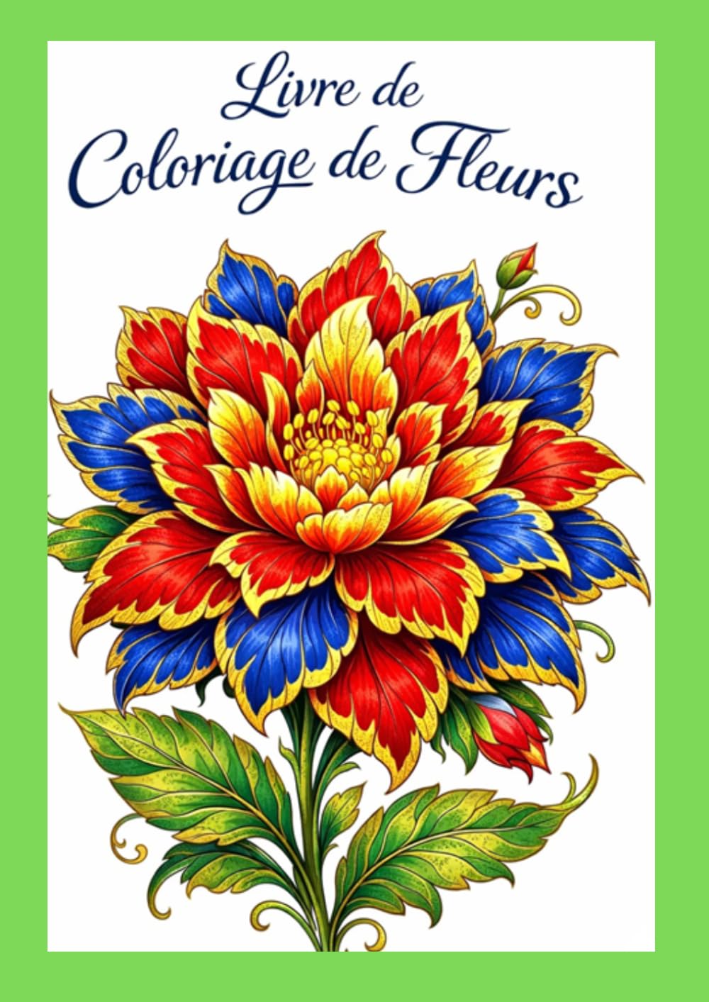livre de coloriage de fleurs: livre de coloriage des fleurs du jardin