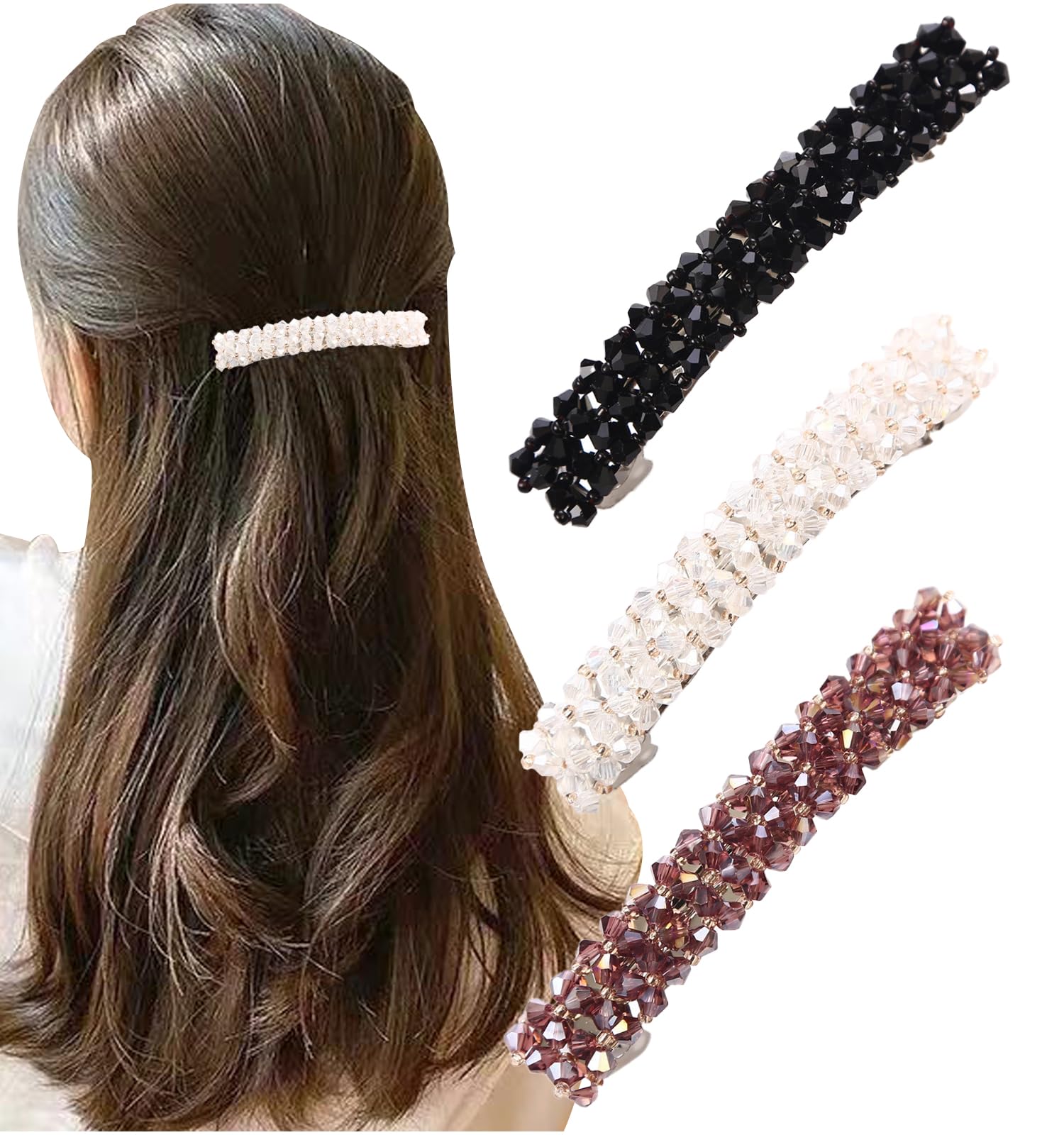 Amazon.co.jp: [Herbeluemily] バレッタ ヘアピン ヘアクリップ バンス 