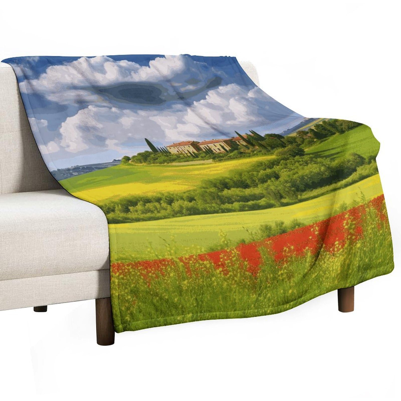Plaid en molleton confortable pour vos soirées cocooning canapé