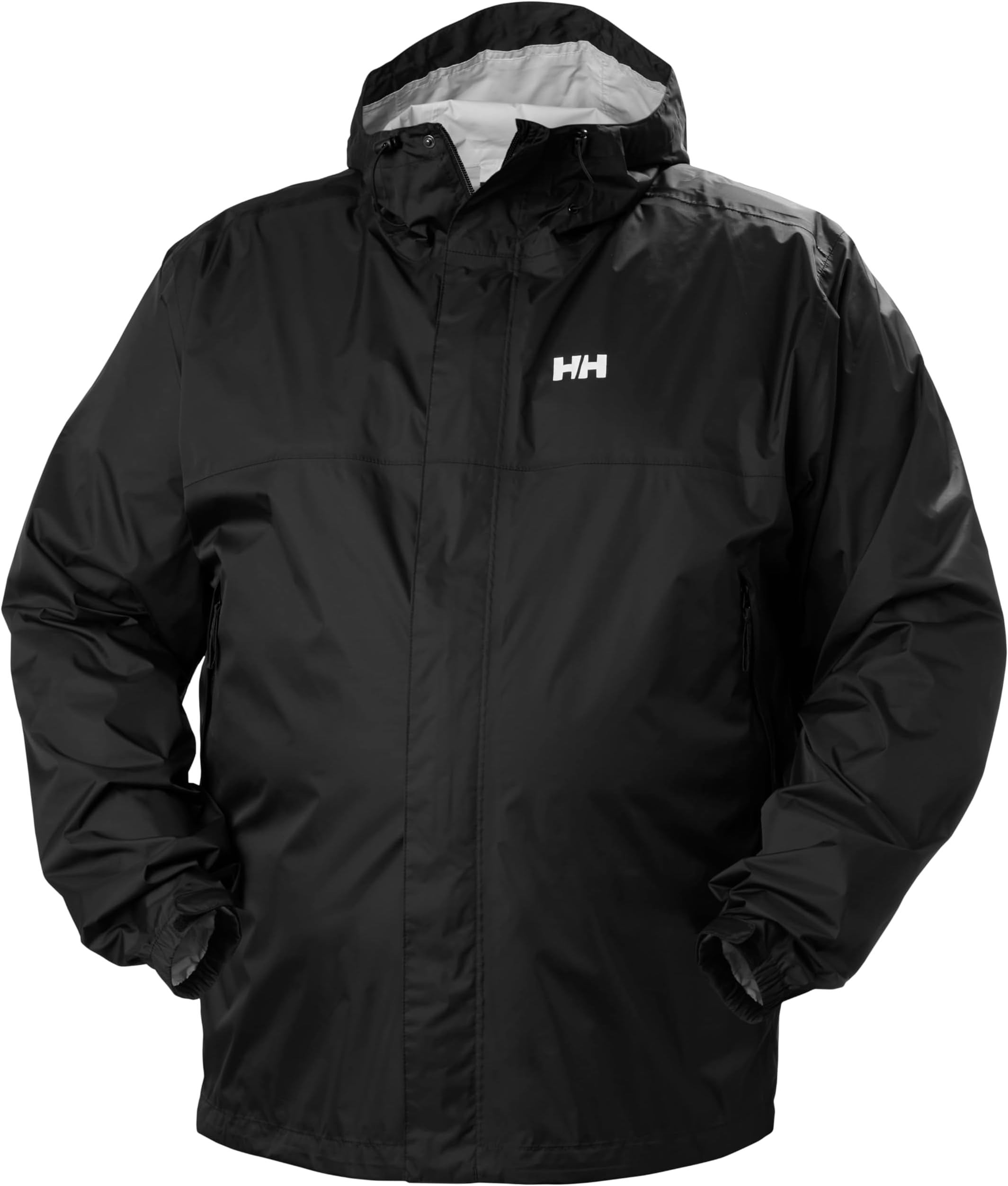 Helly Hansen Men's Loke Waterproof Windproof Breathable Rain Jacket, 990 Black
