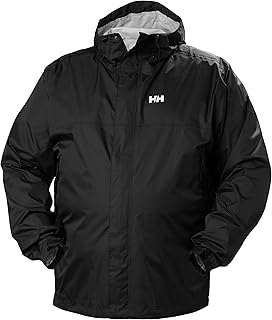 Helly-Hansen Men's Loke Waterproof Windproof Breathable Adventure Hiking Rain Jacket with Hood