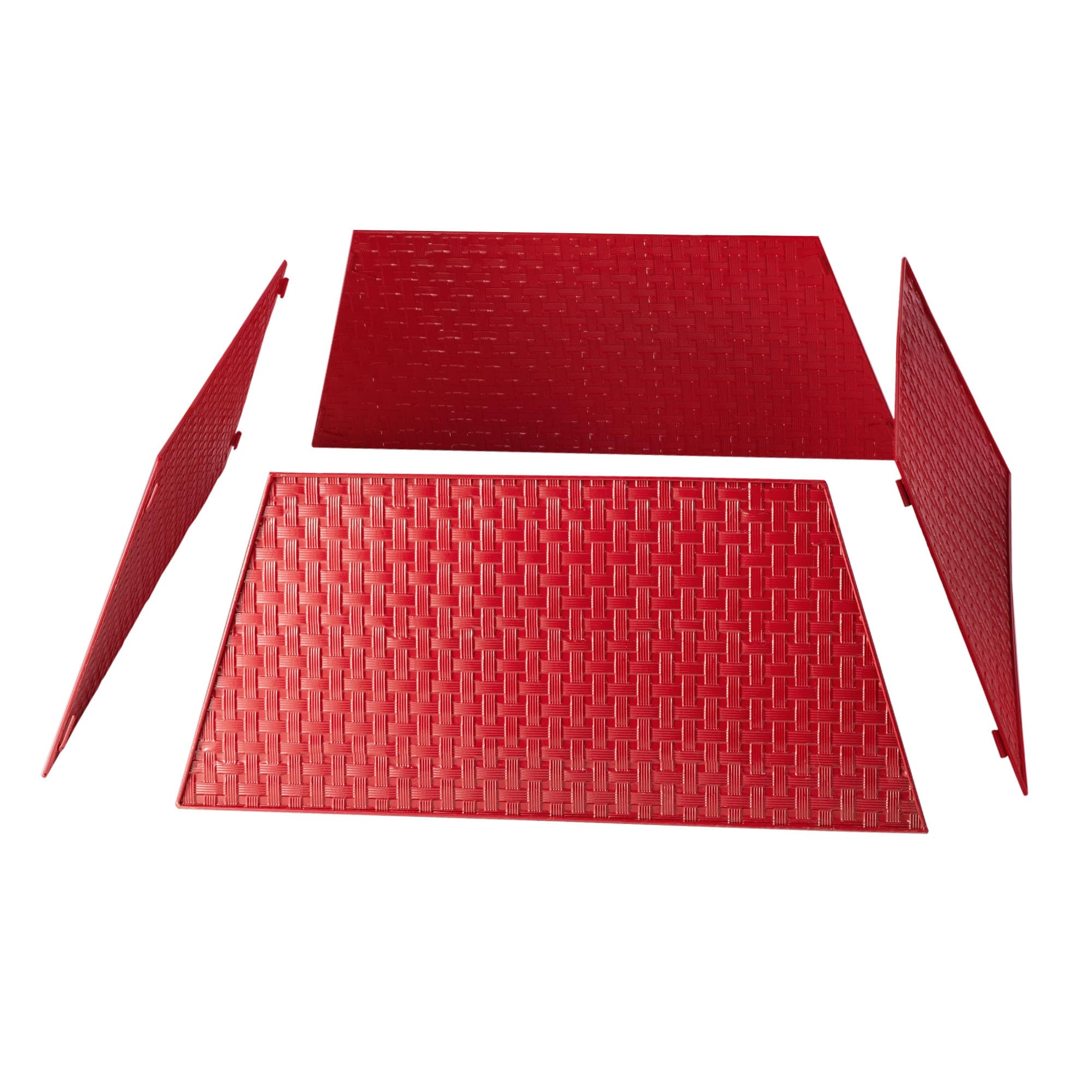 Glitzhome Collier trapézoïdal en métal tressé pour sapin de Noël rustique pour décoration de fête de 65,4 cm de long