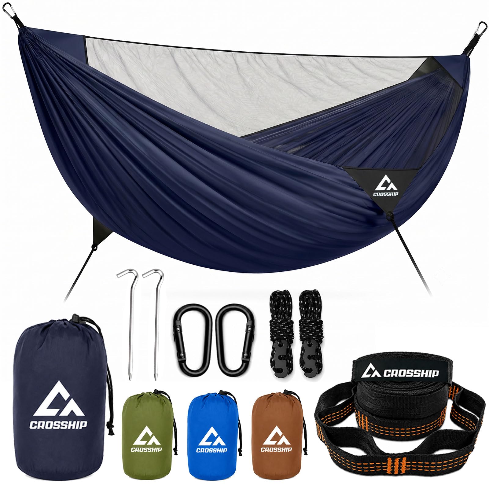 Camping Hammock with Mosquito Net - 500lbs Portable Hammock