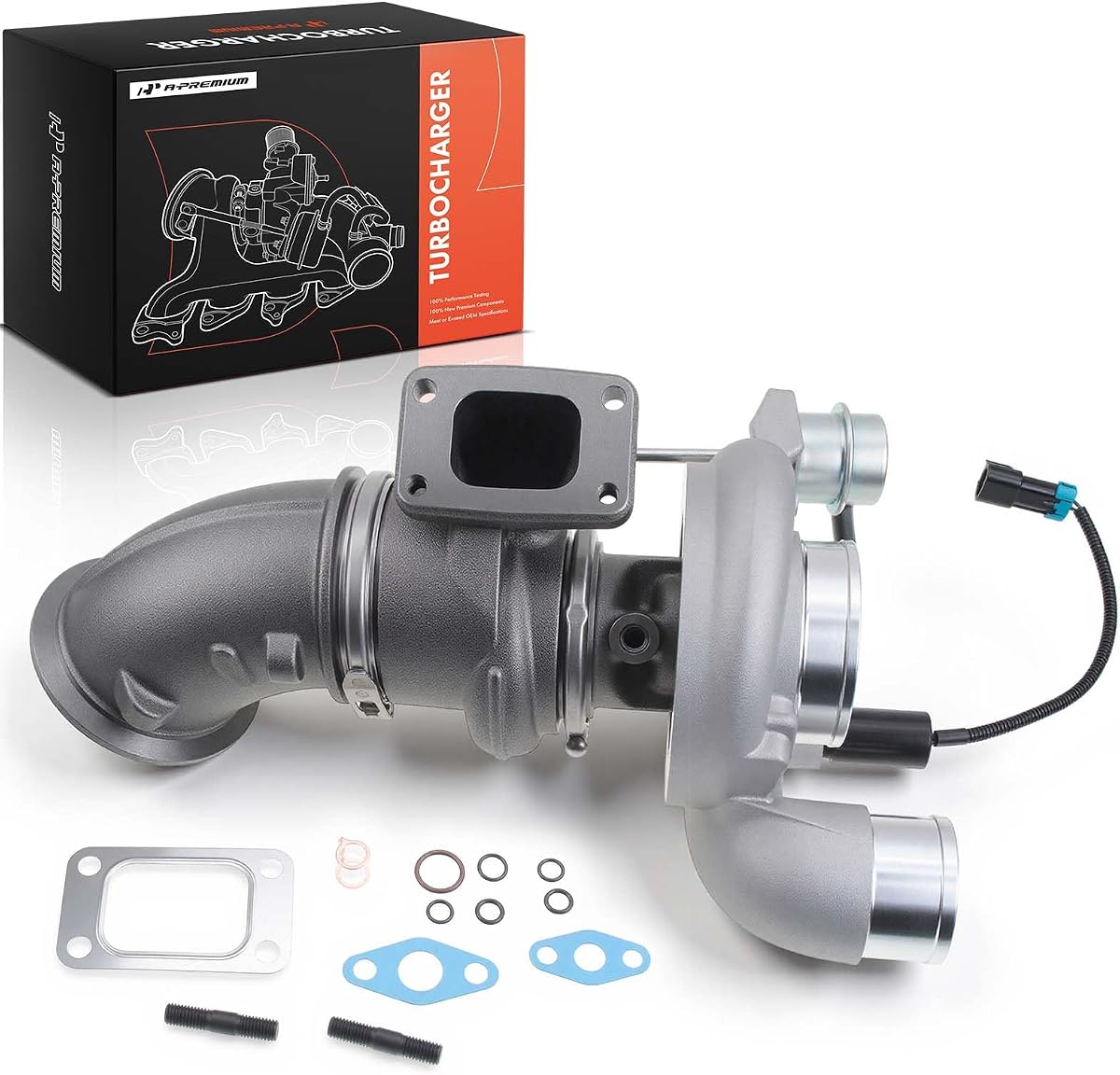 A-Premium Complete Turbo Turbocharger with Gasket & Wastegate Actuator | Compatible with Dodge Ram 2500 3500 2004-2007 5.9L Diesel HE351CW