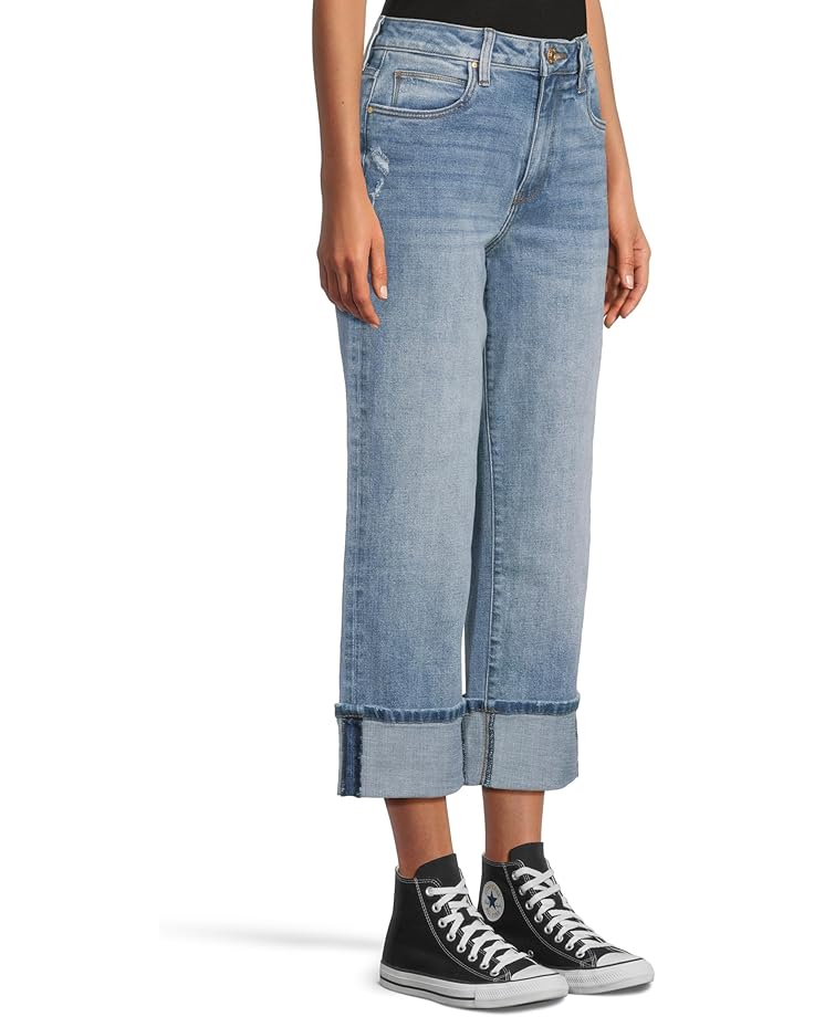 KUT from the Kloth Petite Sienna High Rise Straight Leg-roll Up 5" - #2 of 5