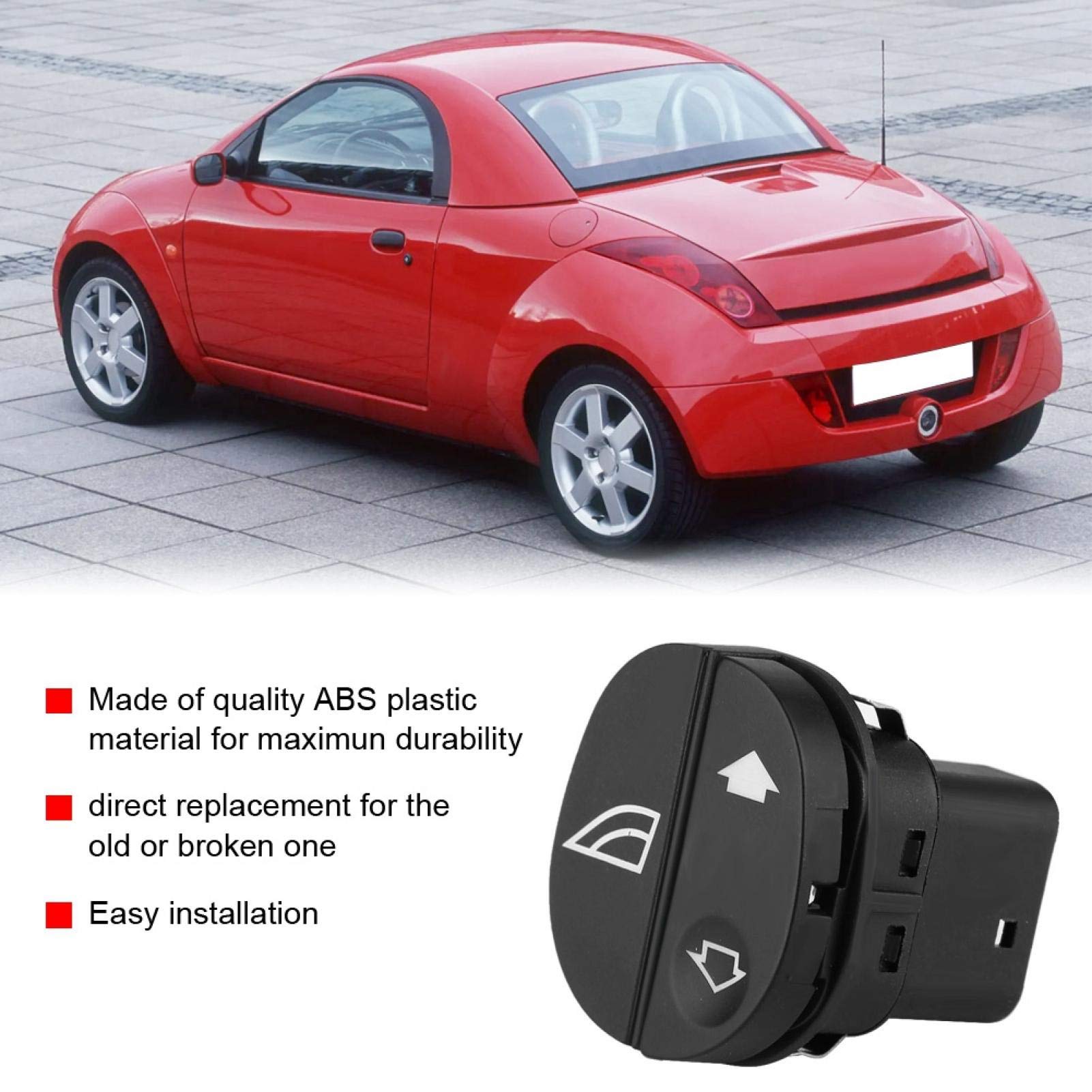 Interruttore Alzacristalli Elettrici, Interruttore di Alimentazione Alzacristalli Elettrici Auto OE 96FG14529AC per Ka/Transit Connect/Fiesta/Fusion/Puma