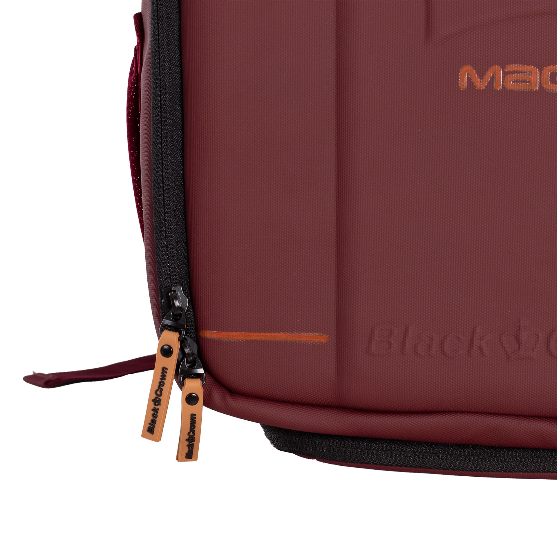 Black Crown Mochila Magic – Diseño Sofisticado en Burdeos y Negro – Fabricada con Materiales Premium (30% EVA, 70% PVC), Compartimento para Palas, Bolsillo Ventilado para Zapatillas y Transporte Cómod