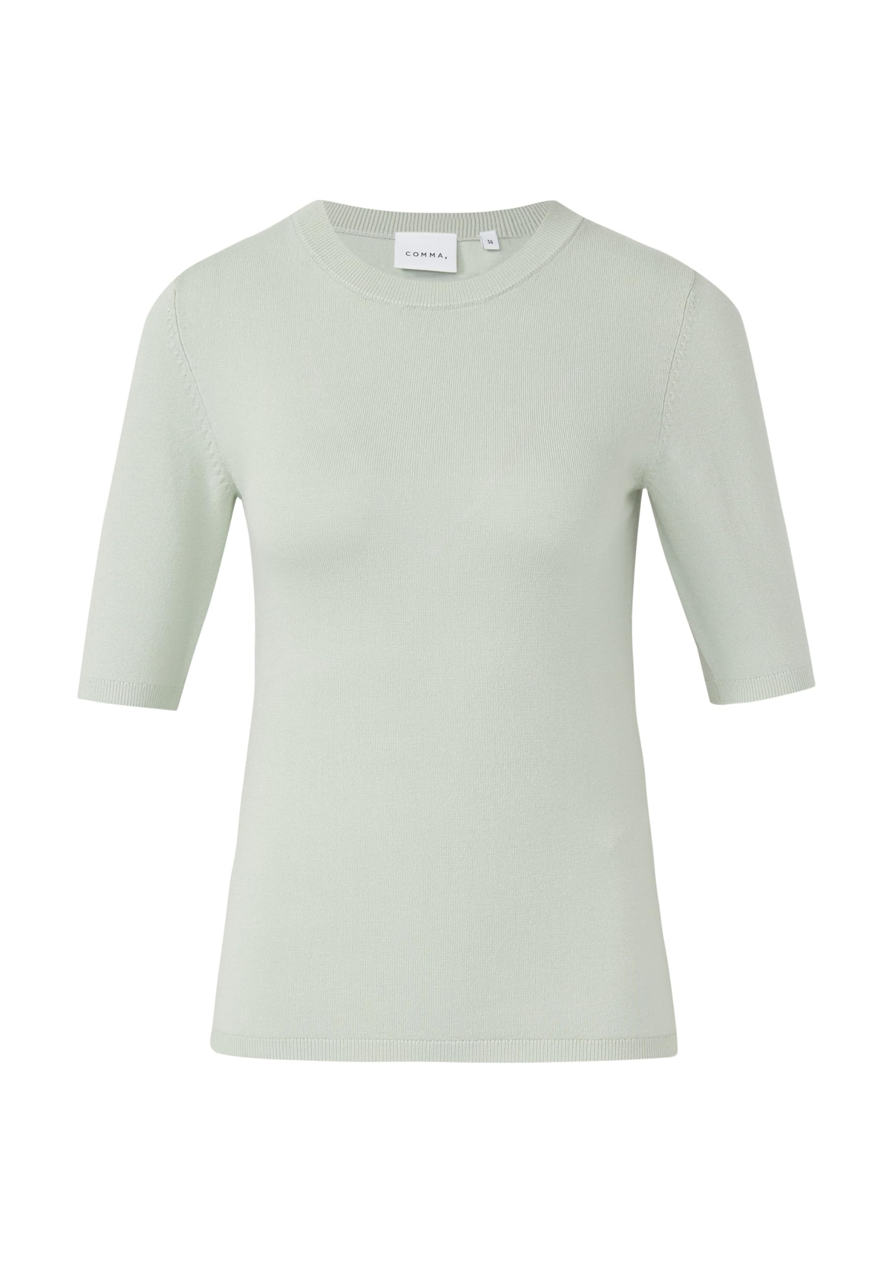 Comma Kurzarmpullover Slim Fit