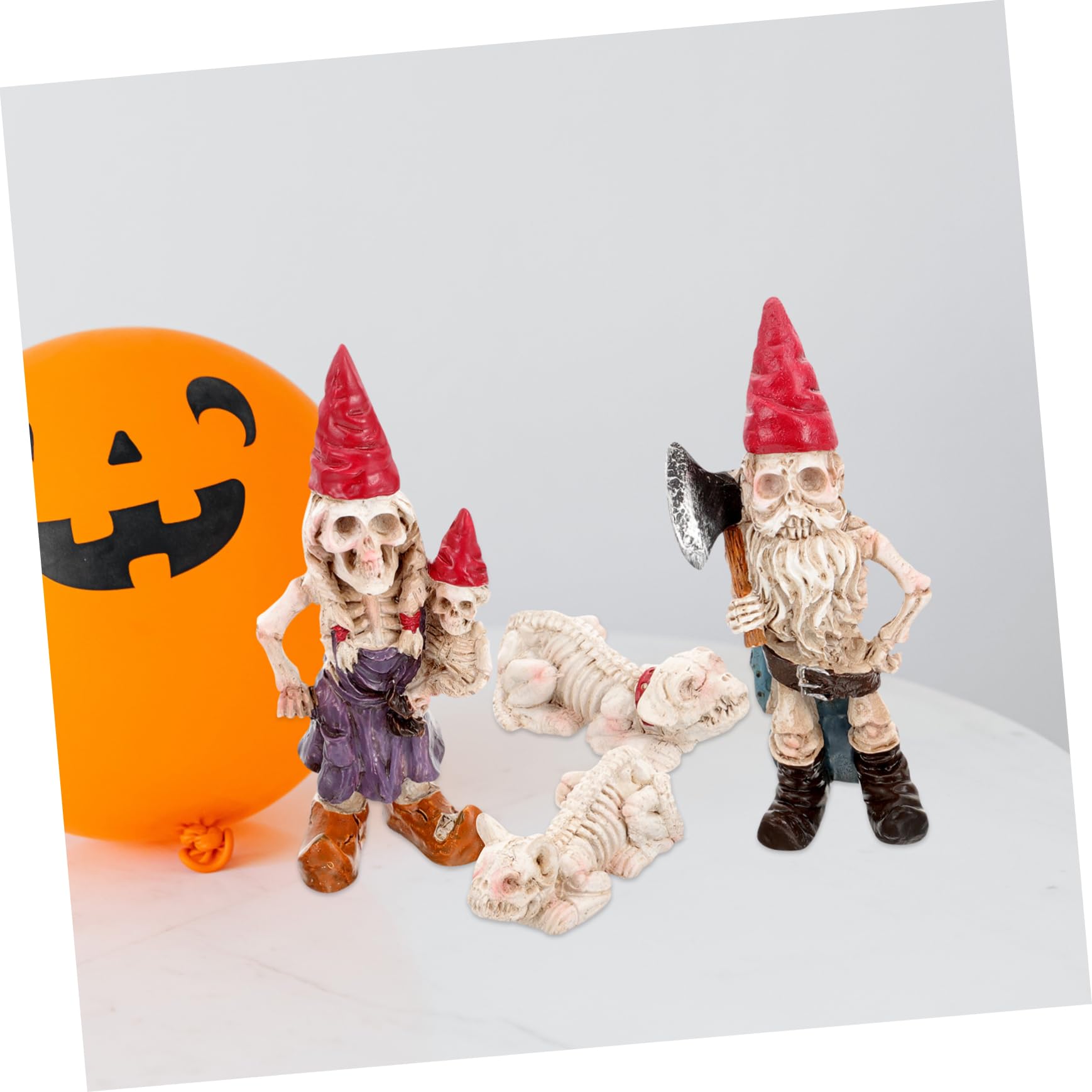 Toddmomy Decoración De Esqueleto De Estatua De Resistente Resina para Jardín o Oficina De Halloween