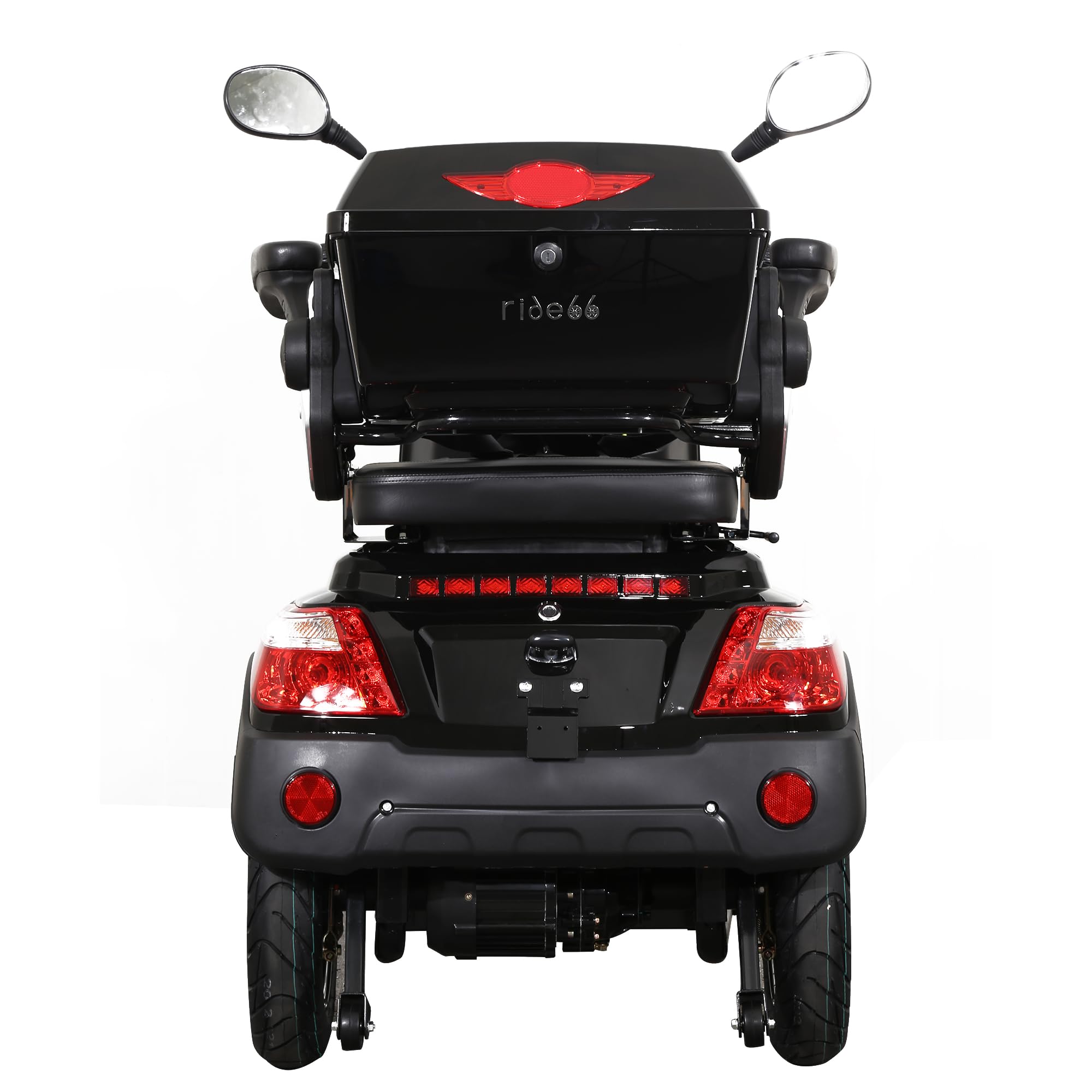 RC50 Scooter électrique 3 roues de mobilité pour senior et PMR, Tricycle Électrique, Autonomie 50 km (Noir)
