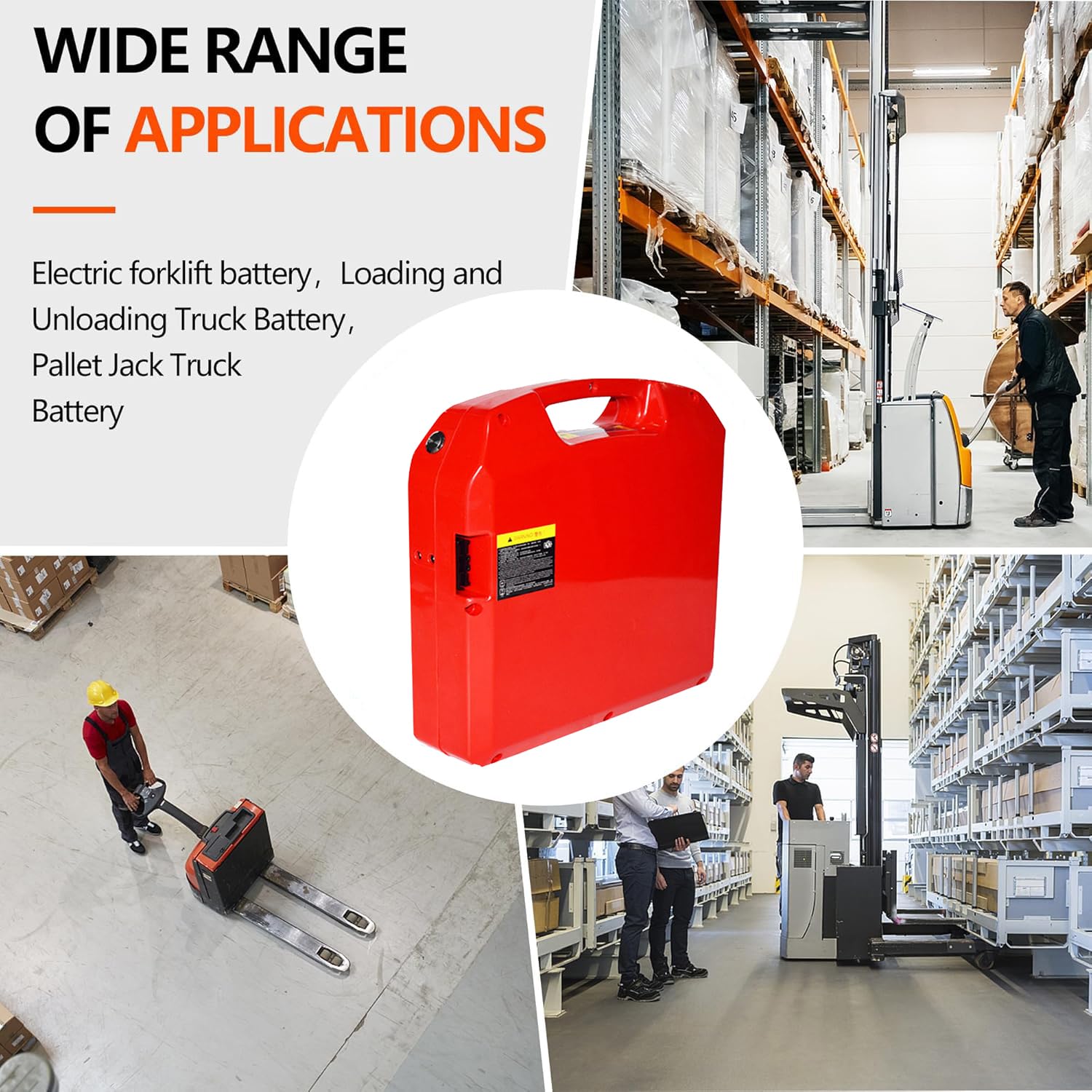 Batterie al Litio per carrelli elevatori elettrici da 24 V 20 Ah 30 Ah 40 Ah 60 Ah e batterie per transpallet da 48 V 20 Ah 30 Ah per Motori CBD15J/20J.