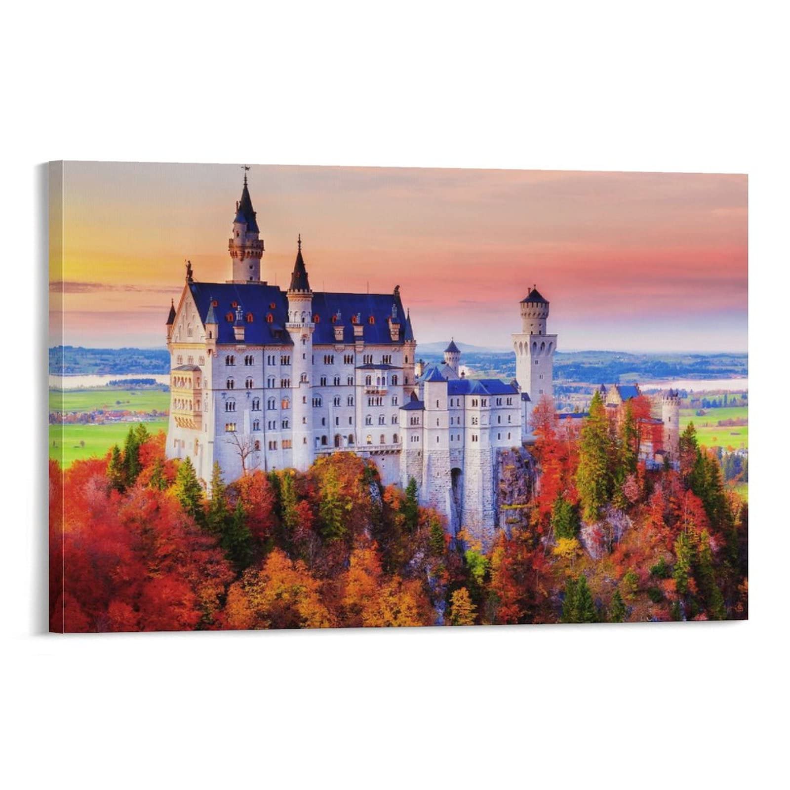 ダイヤモンドアートクラブCastle Neuschwanstein Castle in the Mountains