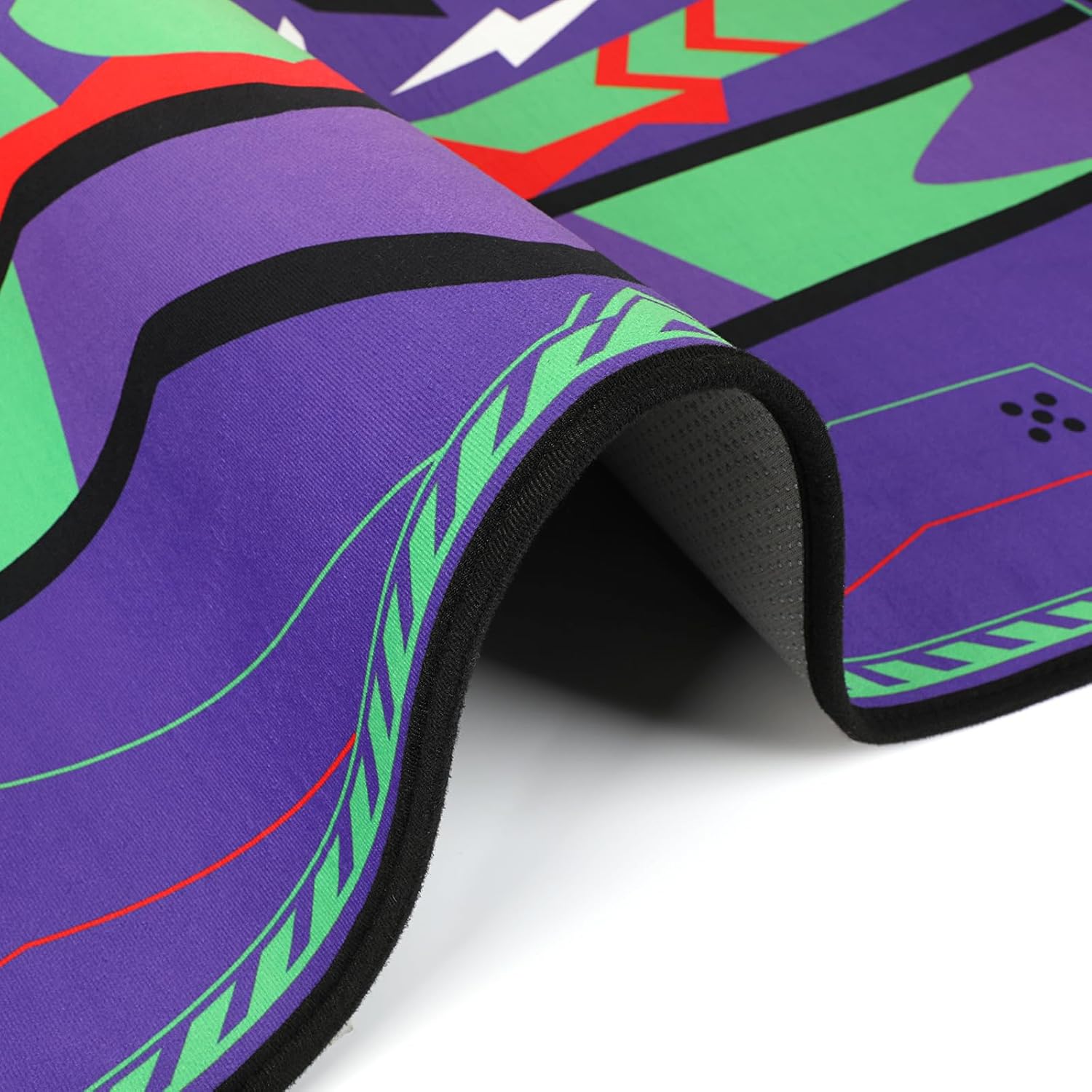 Office Chair Mat for Neon Genesis Evangelion EVA-01 Series Inspired Design, Gaming Chair Mat Non-Slip/Machine Washable 43"×71"