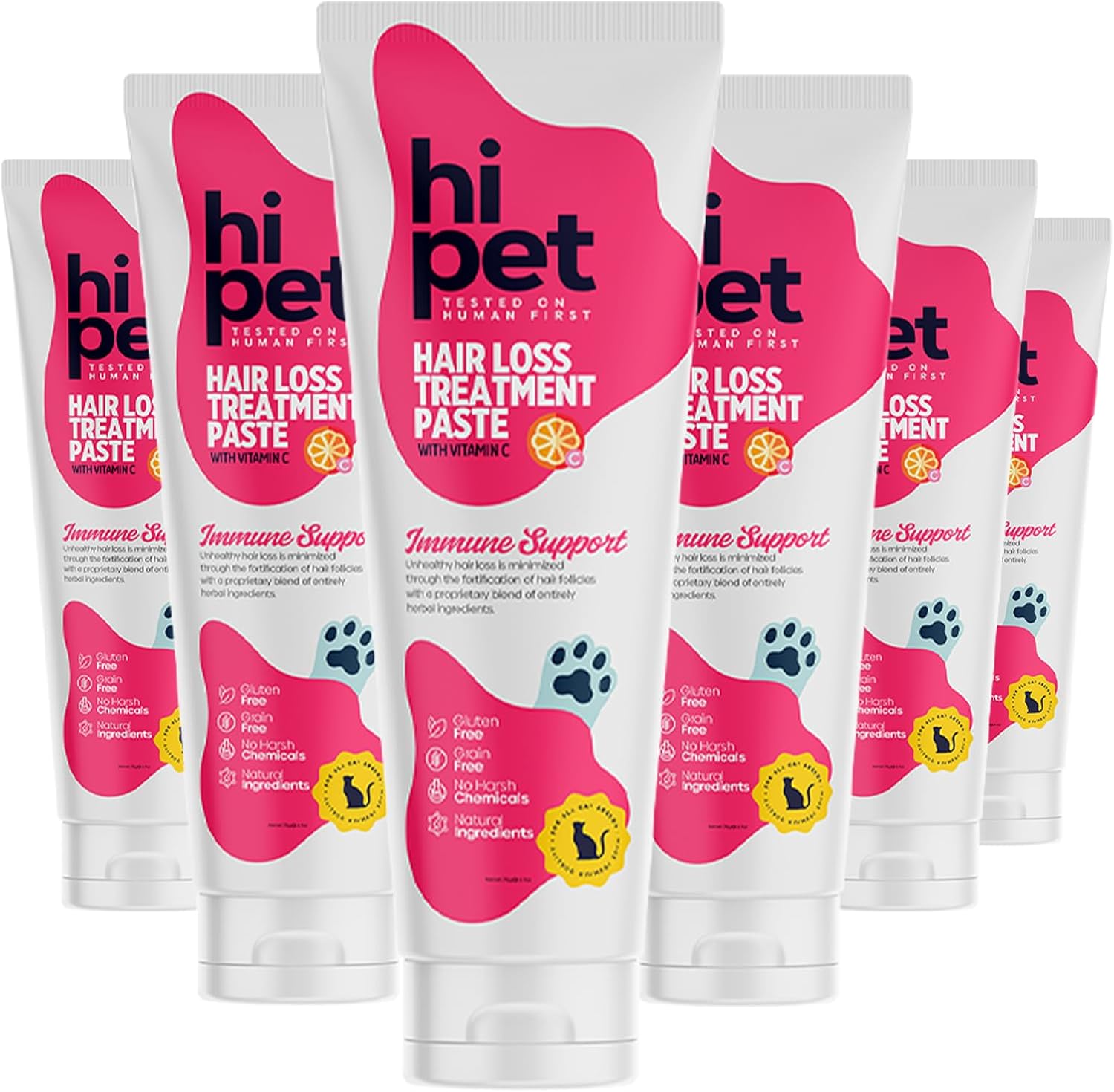 Anti-Shedding Cat Malt, Reduces Hair Loss, Protects Skin Health, Strengthens The Immune System, Provides Balanced Mood, 2.65 Oz (Pack of 6)