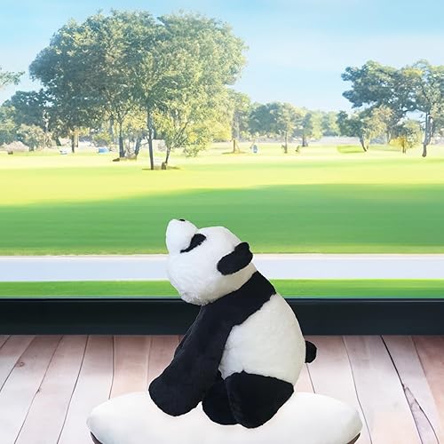 Miniatura 5 de FoxVilla Animales de peluche con peso de 4 libras, animales de peluche con peso de 24 pulgadas para adultos, lindo juguete de almohada de felpa