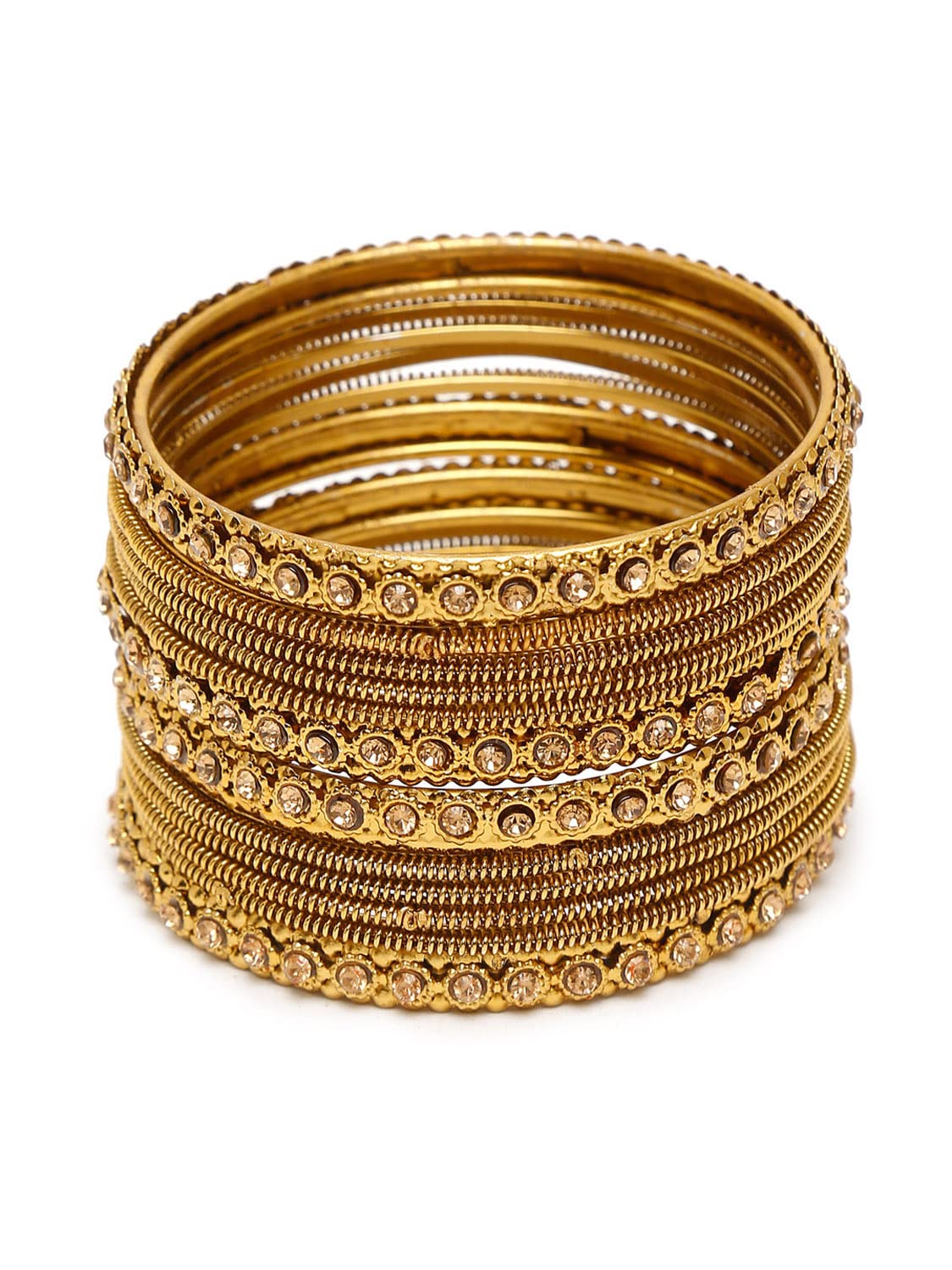 See full amazon price history chart for Shining Diva Fashion Latest Antique Gold Plated Set of 12 Stylish Traditional Bangle for Women (13927b_2.4) Shining Diva Fashion Latest Antique Gold Plated Set of 12 Stylish Traditional Bangle for Women (13927b_2.4) (B0B65BMM1S) Amazon Price History, Amazon Price Tracker
