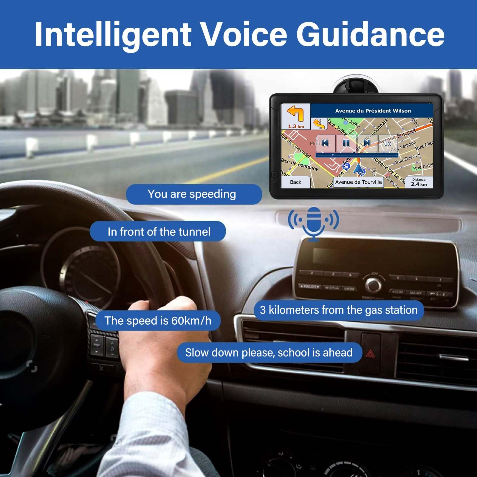 Garmin dezl OTR710, 7” GPS Truck Navigator, Custom Truck Routing, High-Resolution Birdseye Satellite Imagery (Renewed Premium)