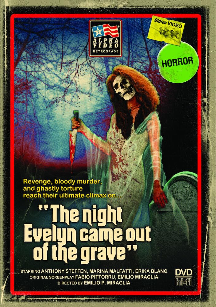 The Night Evelyn Came Out of the Grave DVD para Noches de Cine de Terror Clásico