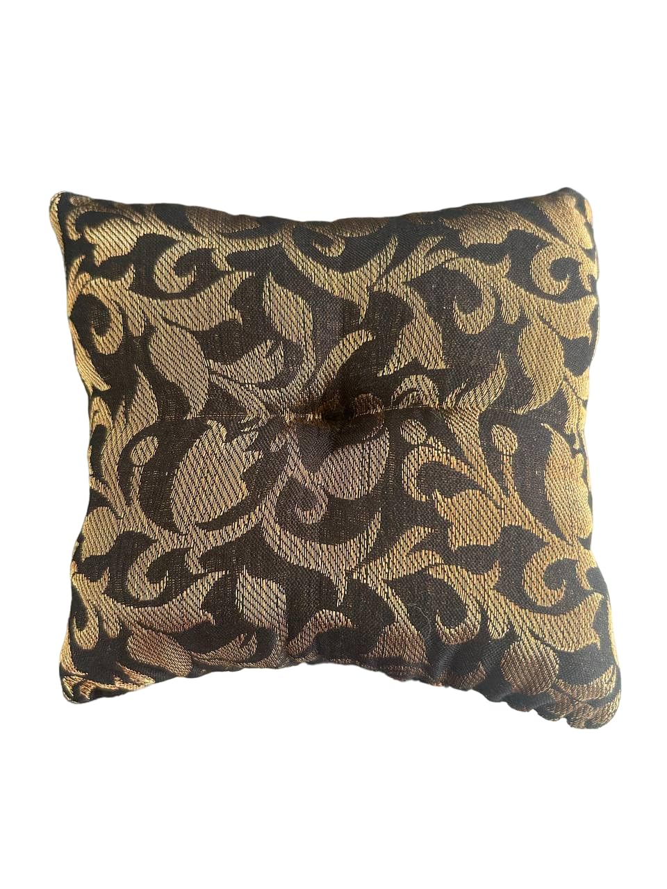 FASHERATI Singing Bowl Cushion, Meditation Singing Bowl Cushion Ring Medium (Black)