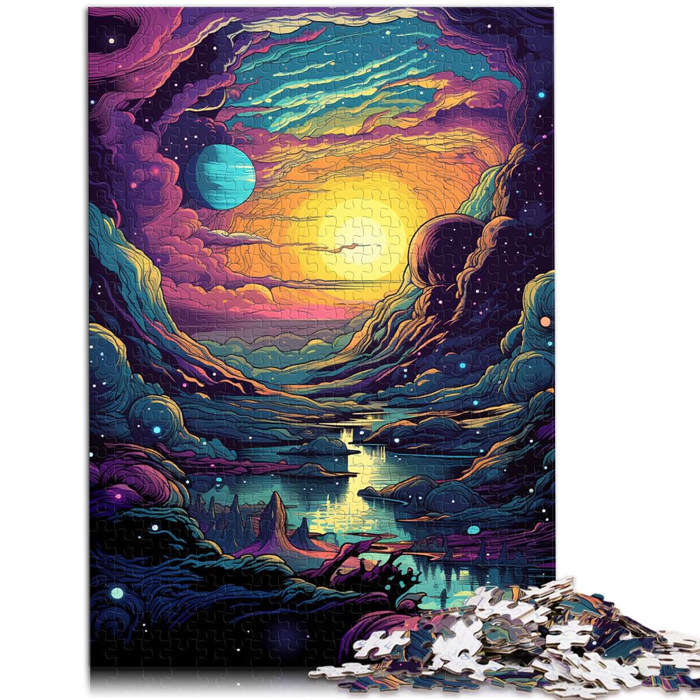 Puzzle da 2000 pezzi per adulti pianeta rompicapo puzzle con pezzi completamente ad incastro a forma casuale 70 x 100 cm per adolescenti 14+