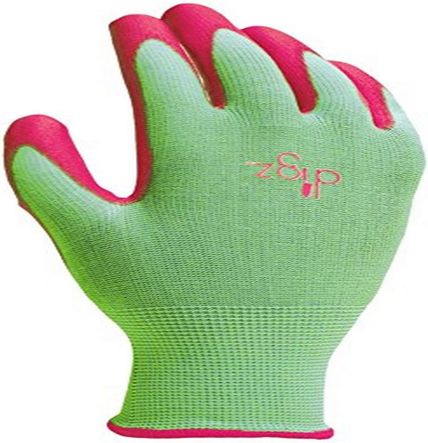 DIGZ Stretch Knit Garden Gloves with Polyurethane Coating, Small