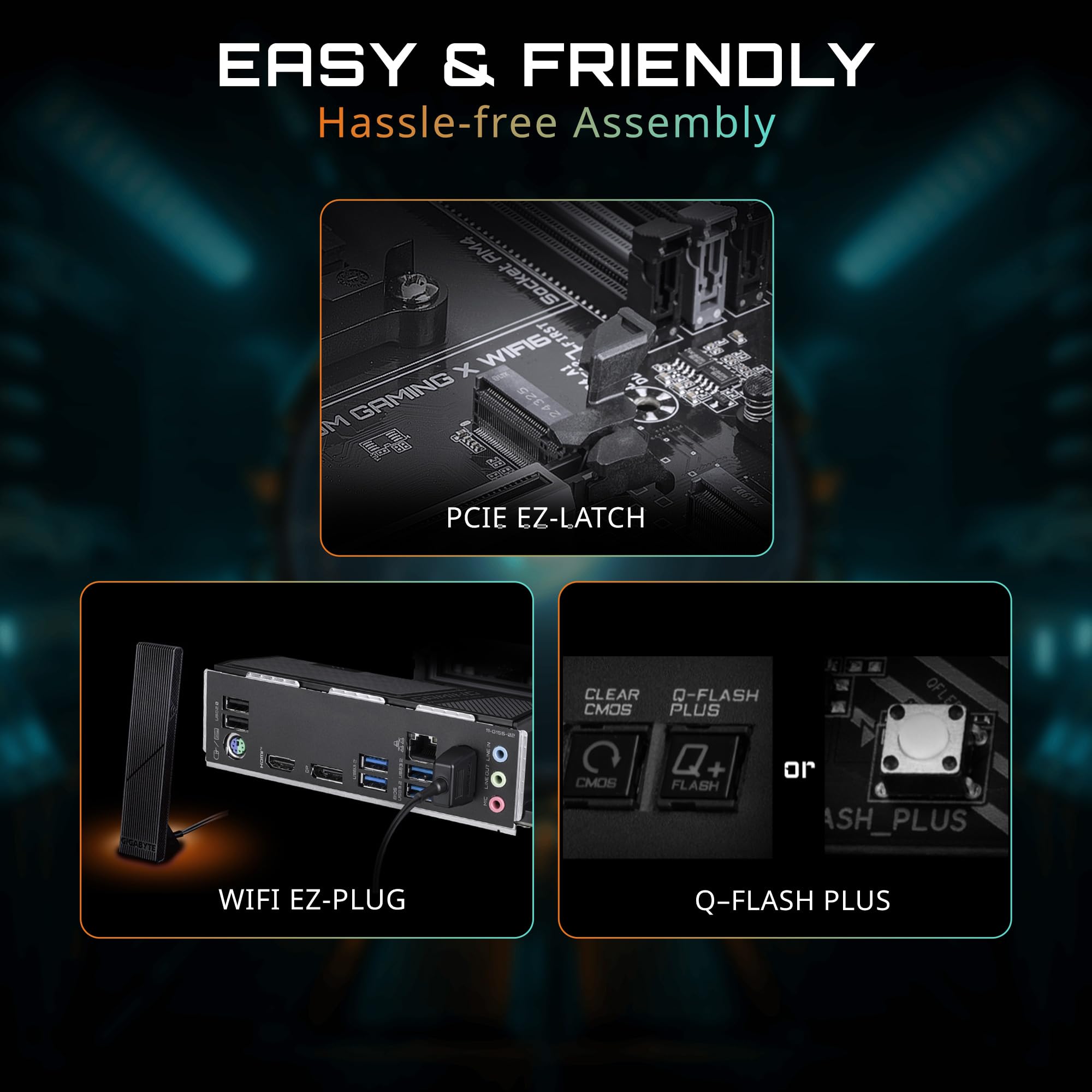 GIGABYTE B550M Gaming X WIFI6 Motherboard -4