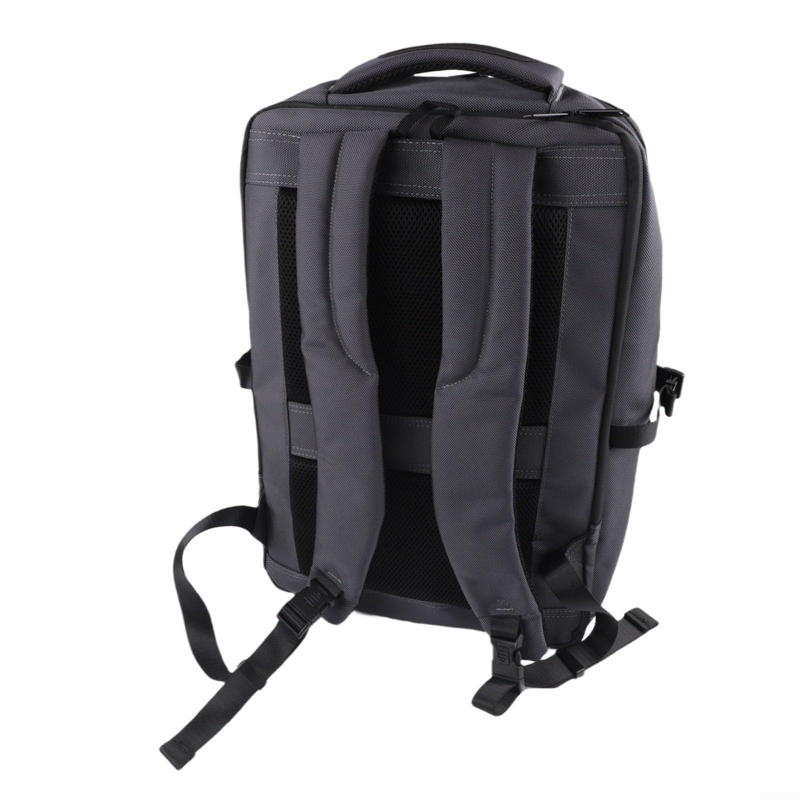 Zaino solare con pannello da 30 W, zaino Oxford leggero da 35 litri, per escursionismo, campeggio, cerniera impermeabile, grigio scuro