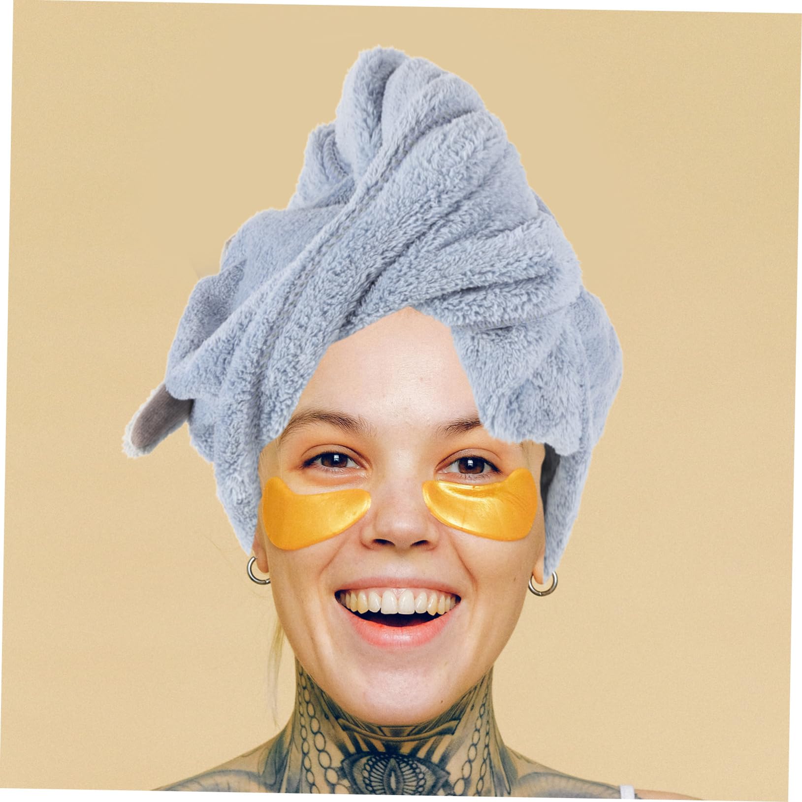3 Toallas para Secar El Cabello Gorro Absorbente para Bebé Gorro De Ducha para Gorro De Ducha Toalla De Fibra para Secar El Cabello
