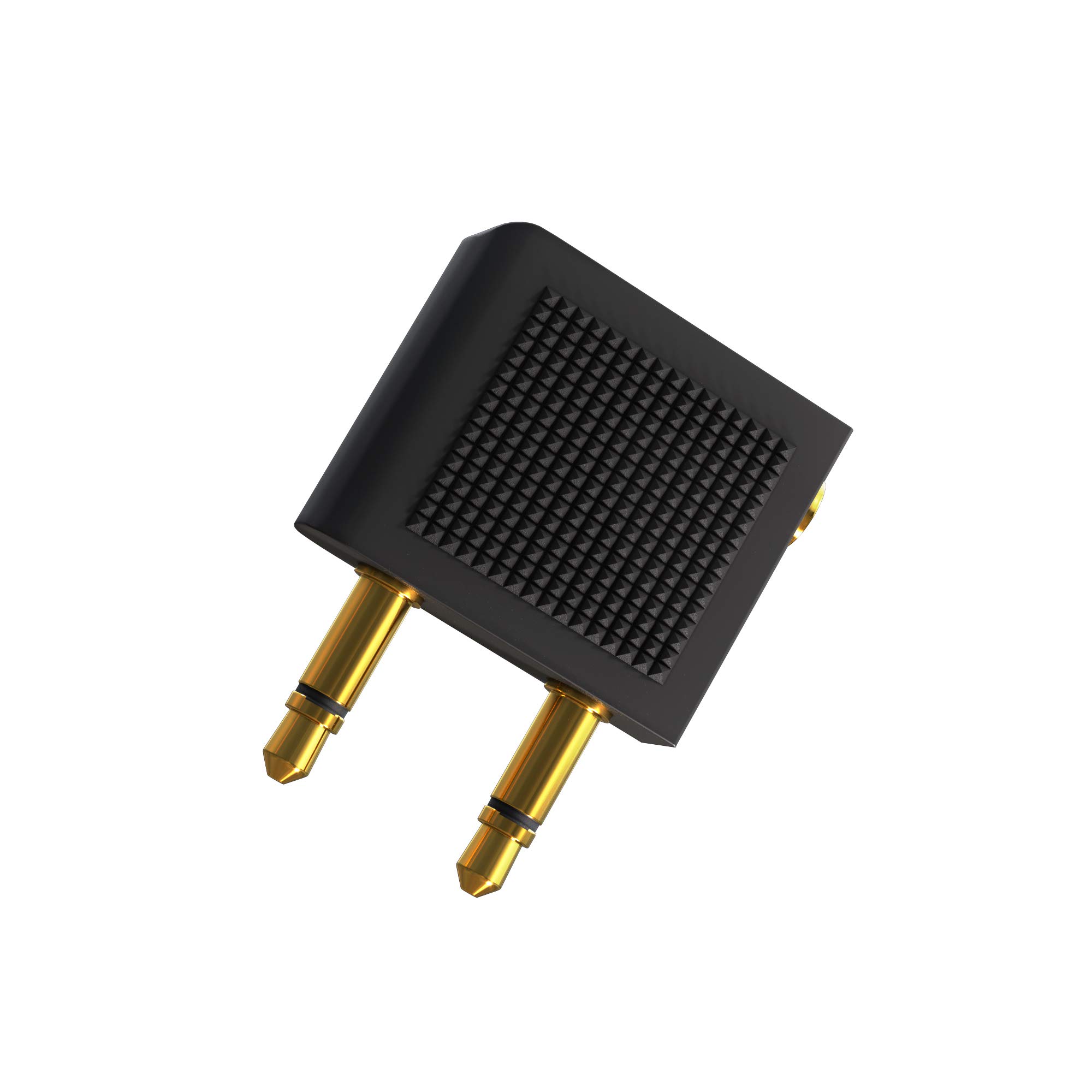 Oehlbach I-Jack AD-Flight (adapter samolotowy, 2 x wtyczka jack 3,5 mm na gniazdo jack 3,5 mm, do wszystkich linii lotniczych) czarny