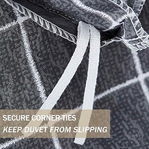 Miniatura 5 de Nanko - Juego de funda de edredón para cama individualqueenking