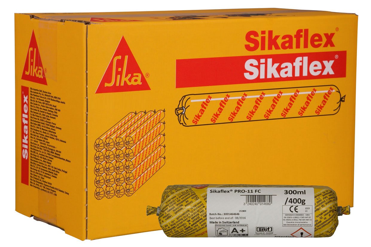 Cola para juntas mastic-colle todo en uno – Sikaflex PRO 11 FC – Recarga de 300 ml – marrón, 152869