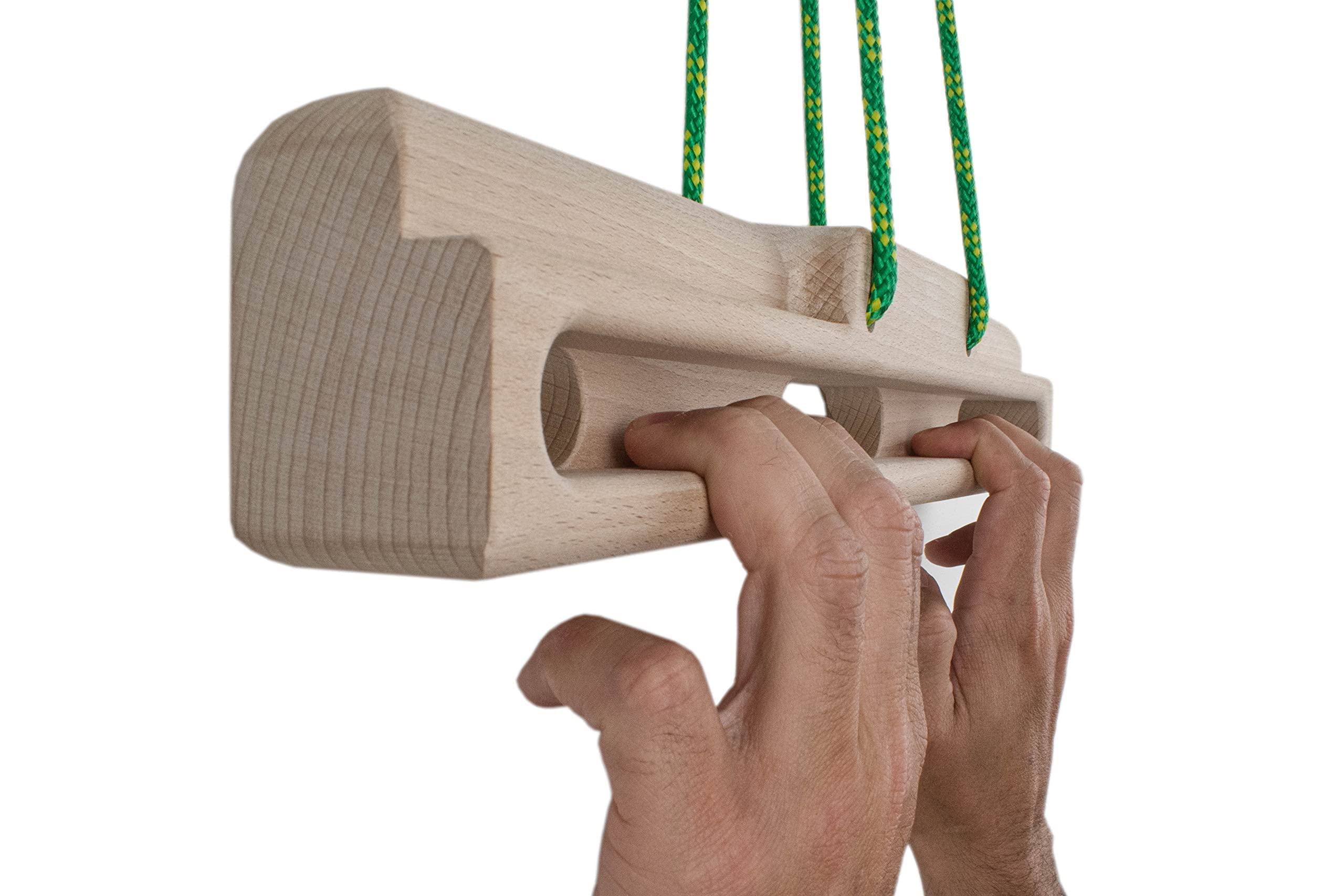Pagoa- Hangboard portatil Tabla Madera Entrenamiento Fuerza Dedos y supensiones