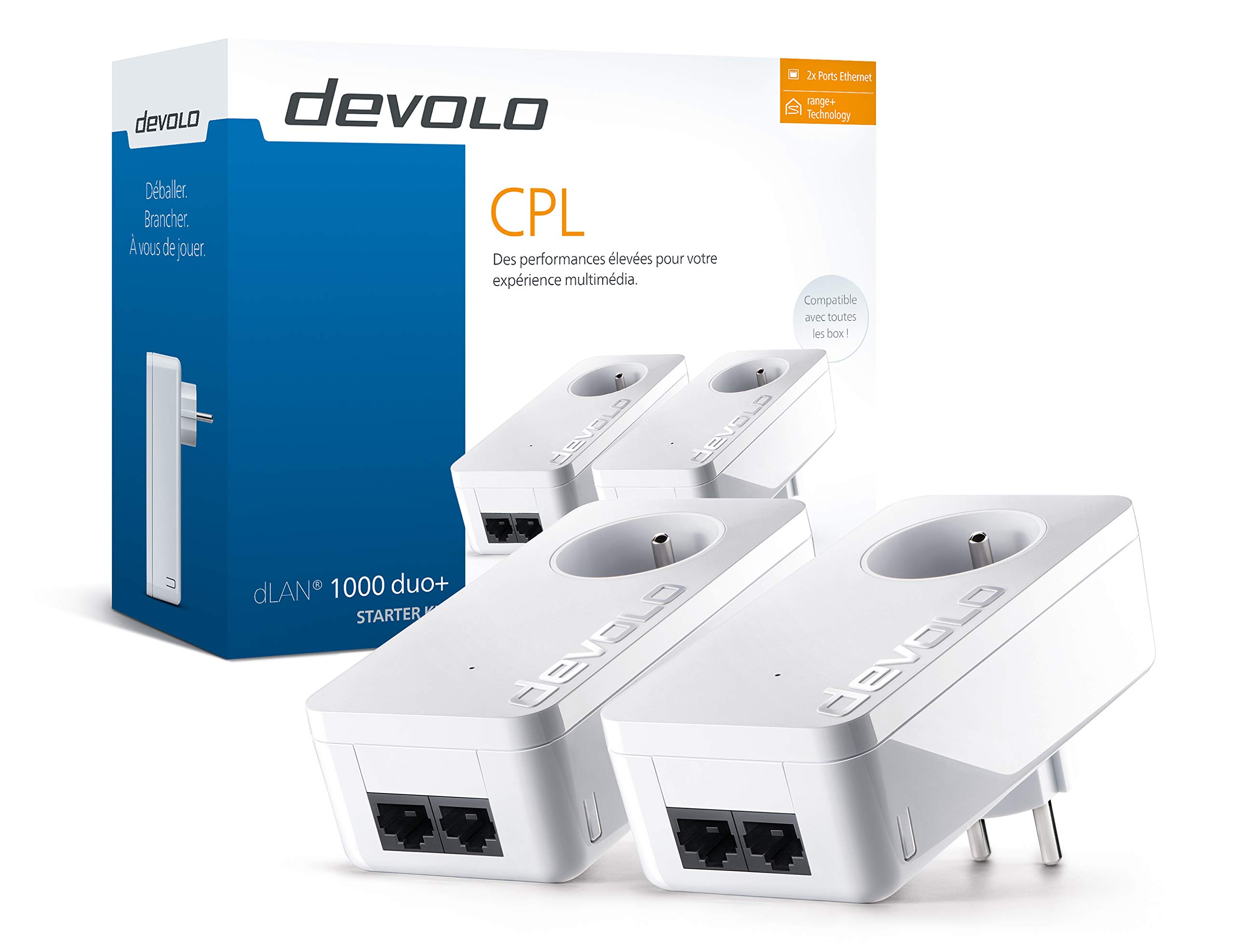 Devolo - 8112 dLan 1000 Duo+ - Blanc