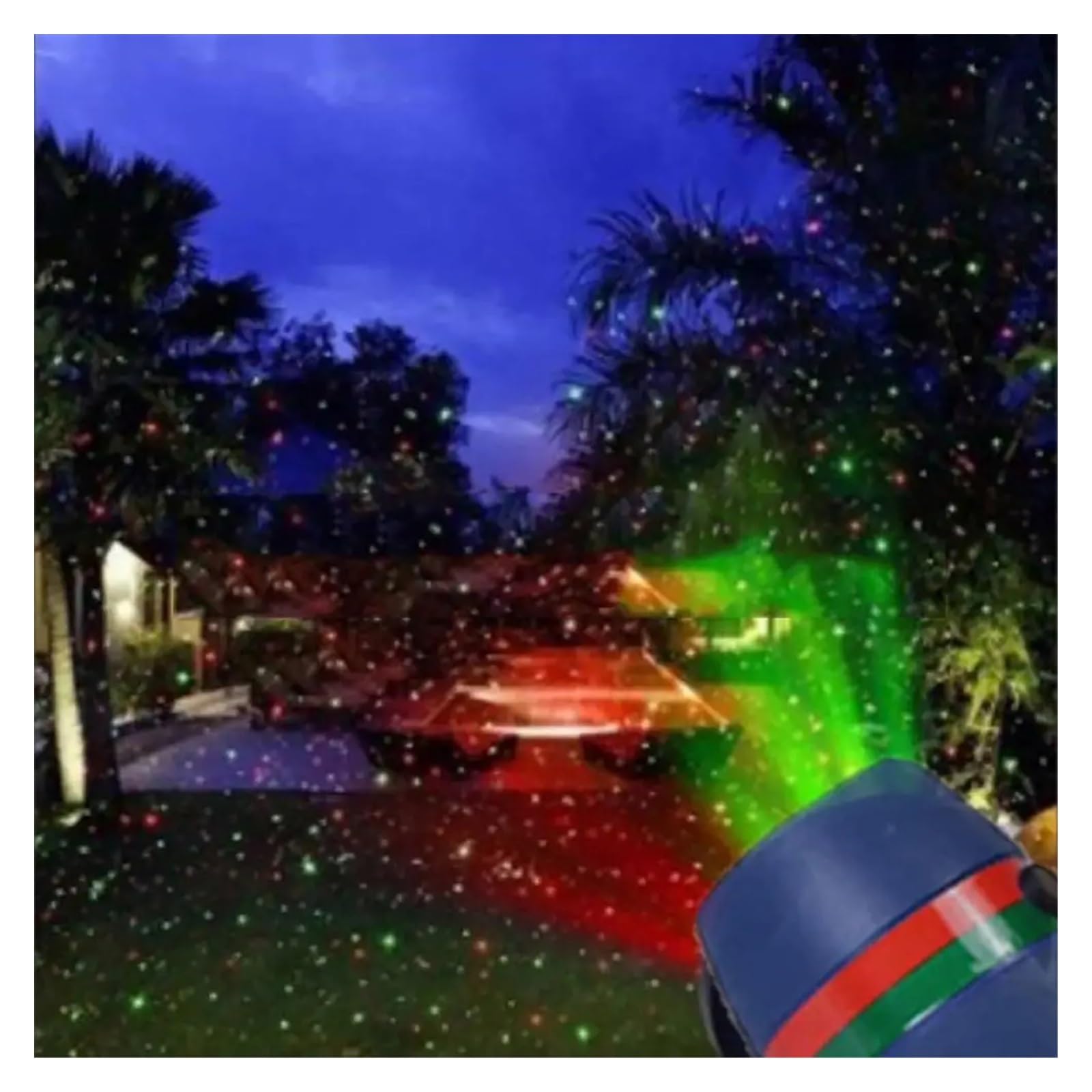 Projektor Światła Zewnętrzny, Dekoracja świąteczna Lampa trawnikowa Usb 1 szt. Lekka dekoracja wnętrz Przenośny reflektor zewnętrzny Kolorowa lampa Kreatywna Na Świąteczny Projektor Domowy Pokaz Świat