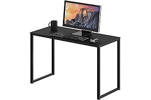 SHW 32" Black Home Office Computer Desk