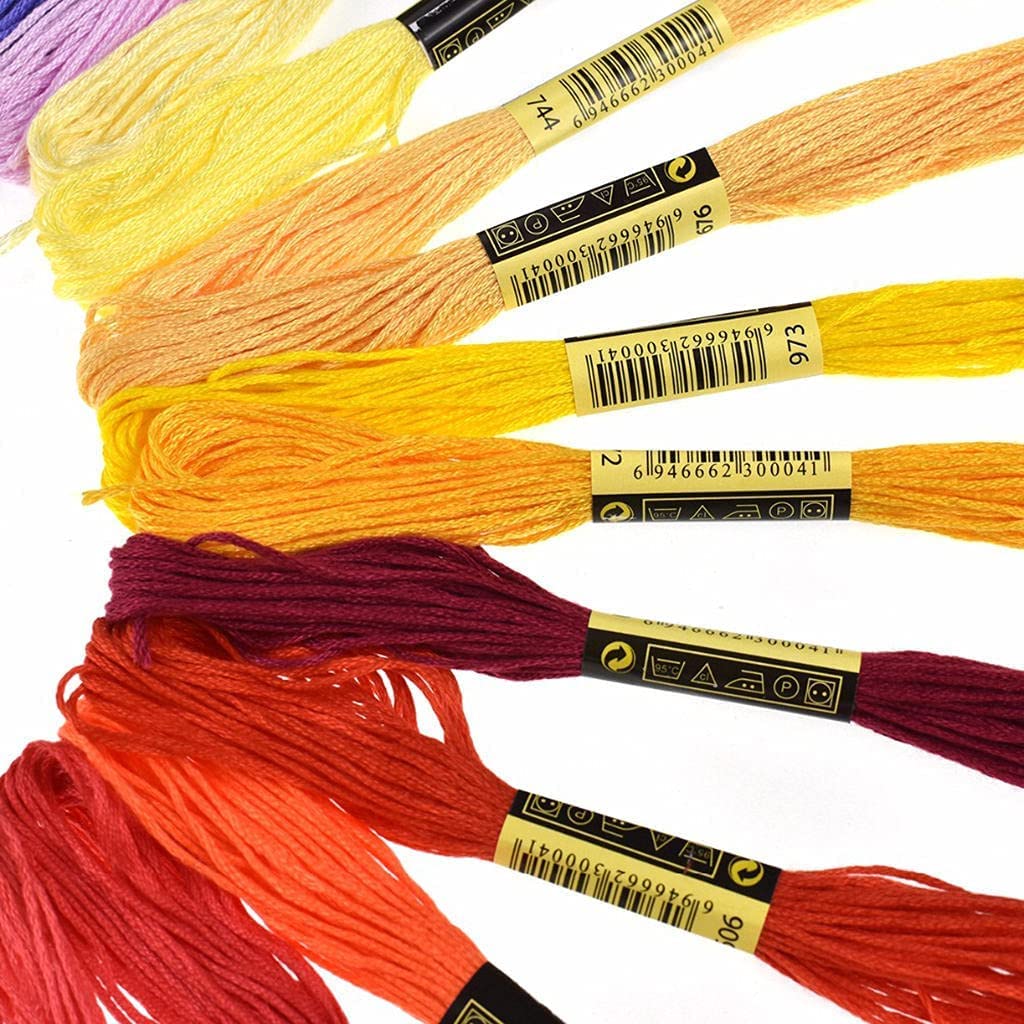 Filo da Cucito Strong PRO, Kit di Filo da Ricamo con matasse a Punto for bracciali, 200 Colori