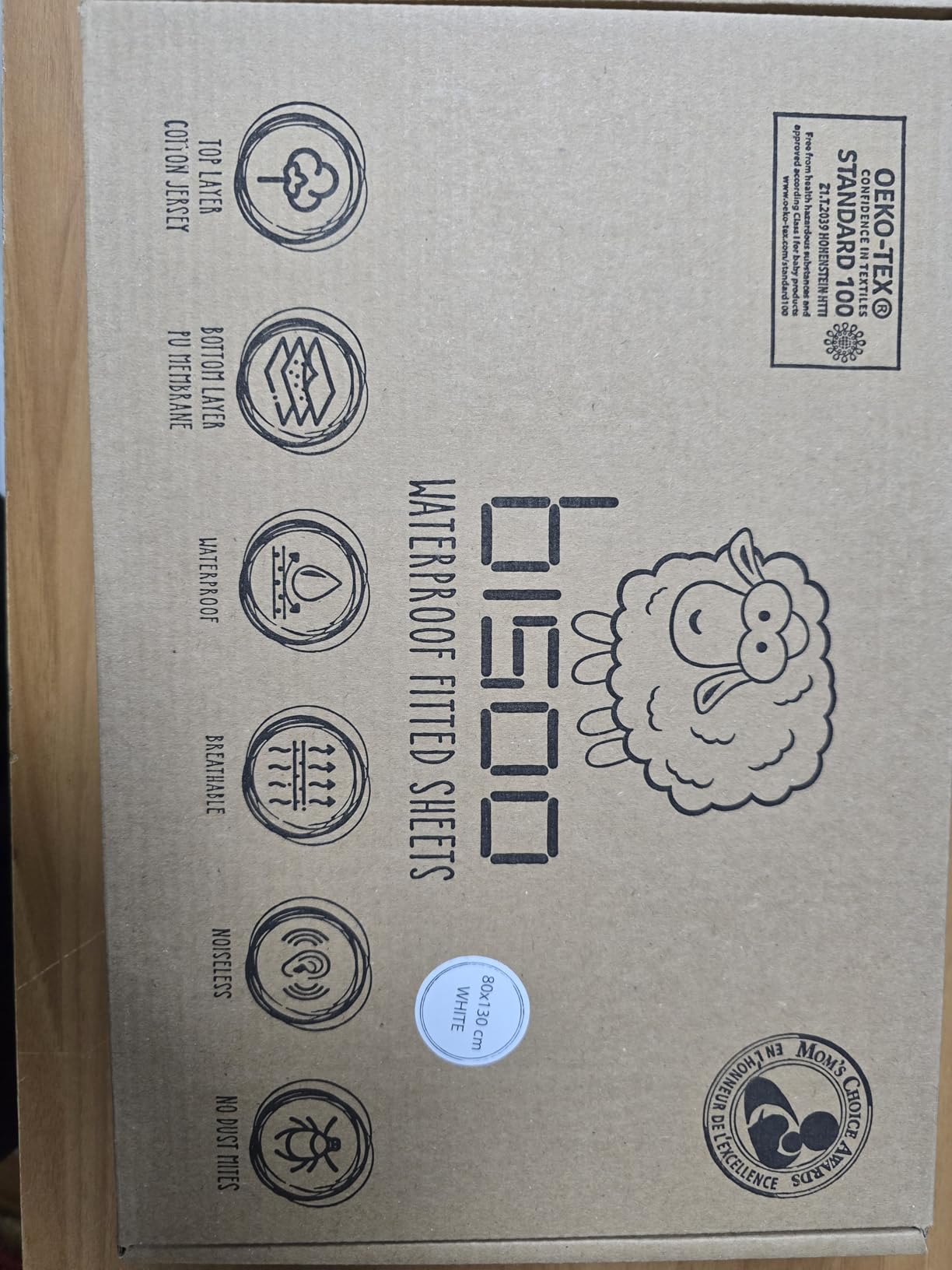 "La Sábana Mágica de Bisoo" Sábana Bajera Ajustable Top Impermeable 2en1