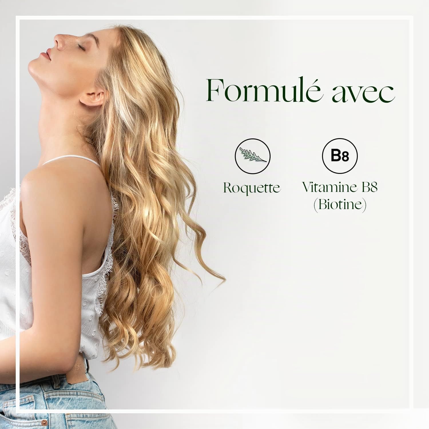 Luxéol – Biotine 1000 μg – Favorise la Pousse des Cheveux – Made in France – Complément Alimentaire – 90 Gélules – 28,6 g & Pousse Croissance & Fortification - Programme Cheveux 3 Mois - 30 Gélules
