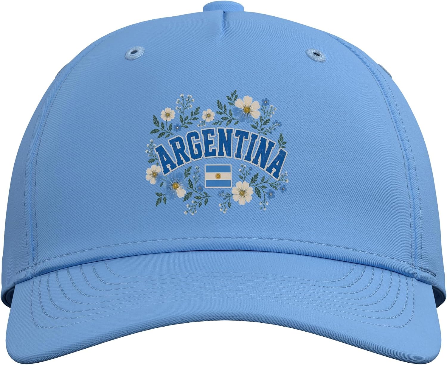 Argentina Floral Vintage Country Pride Adjustable Baseball Hat