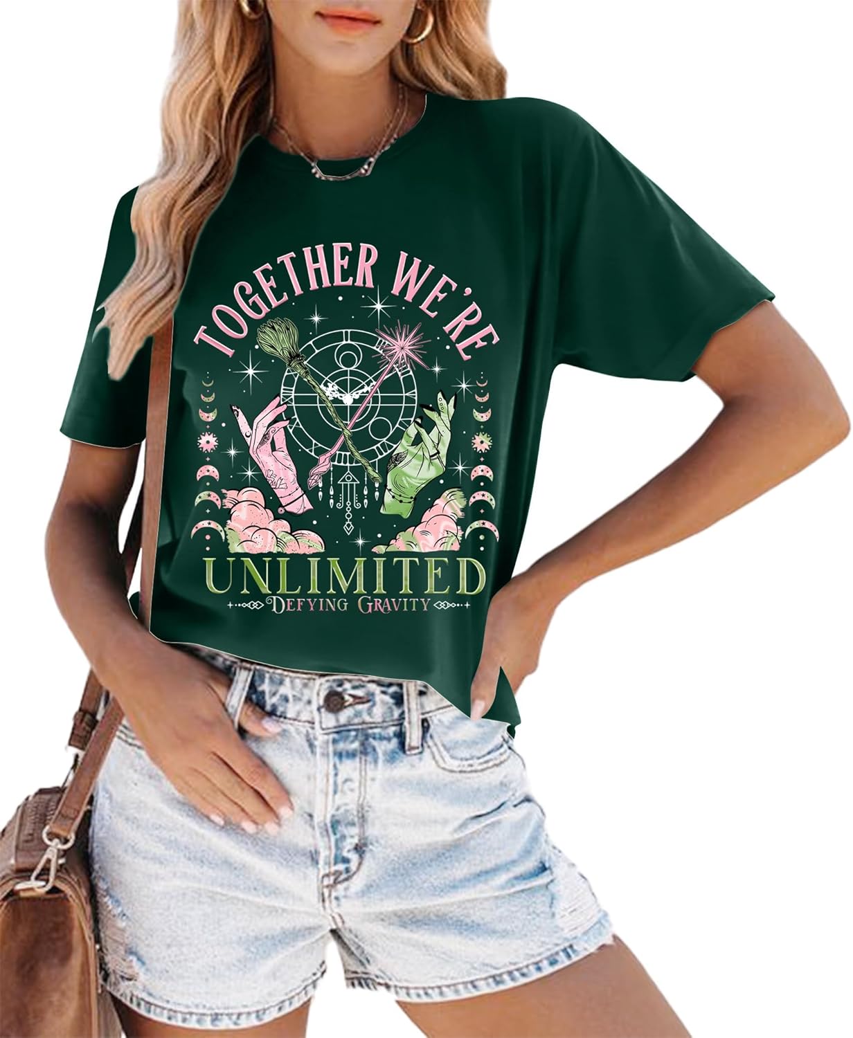 Wicked Musical Shirt Witch and Princess Shirts Change for Good T Shirt Movie Fan Gifts Tee Casual Short Sleeve Tops - Image 2